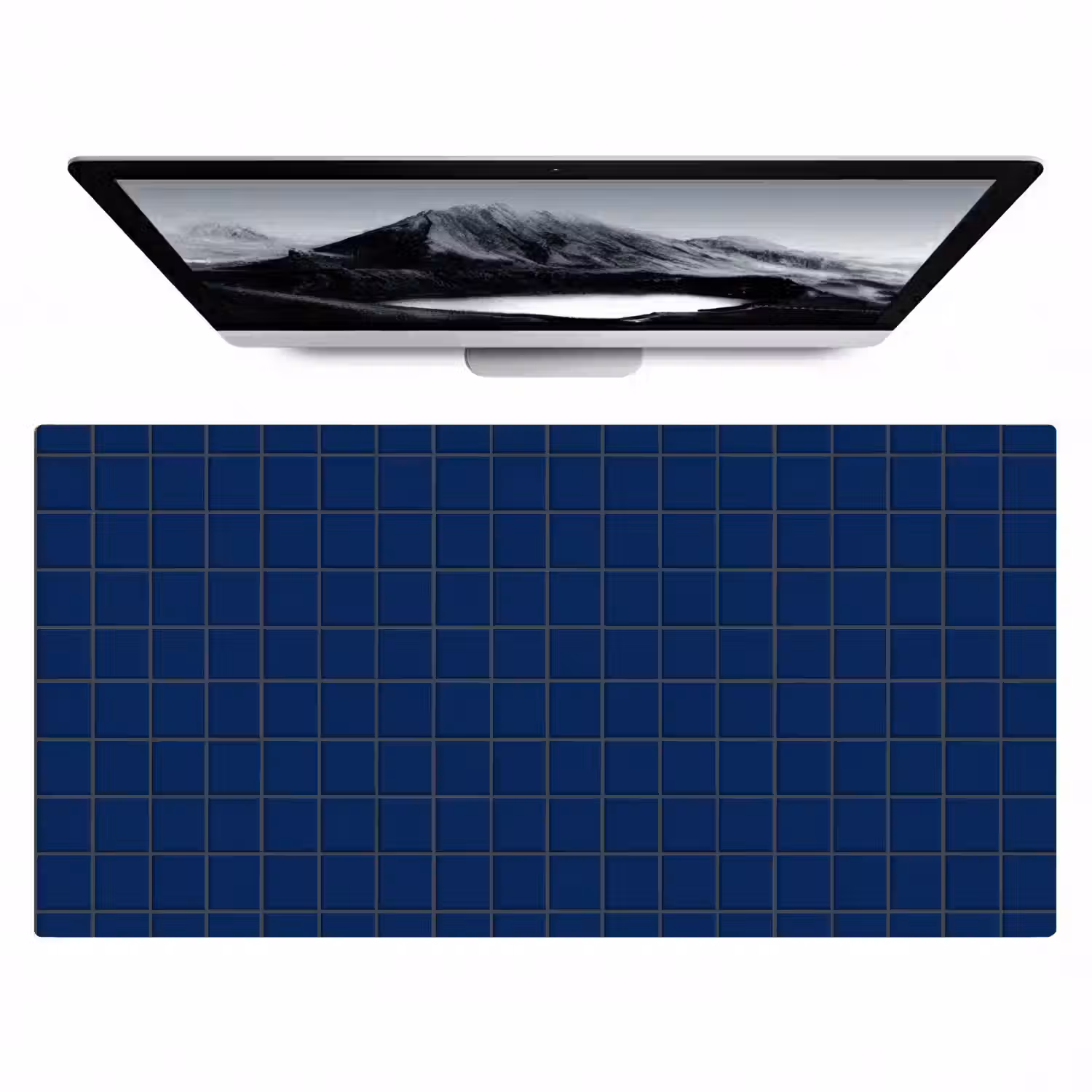 Tegel - Patroon - Blauw Muismat XXL klein 681 -zzz3d