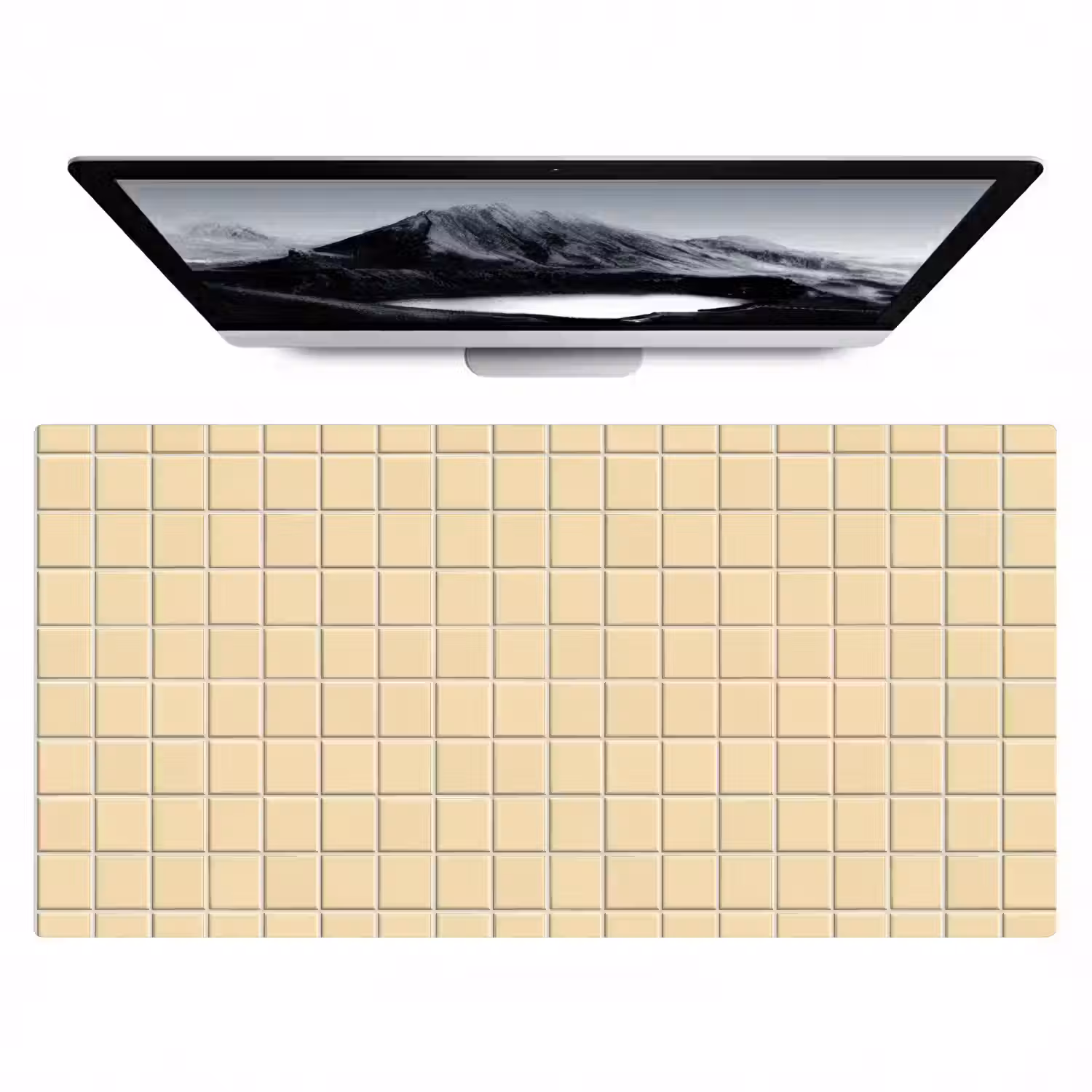 Tegels - Patroon - Crème Muismat XXL klein 681 -zzz3d
