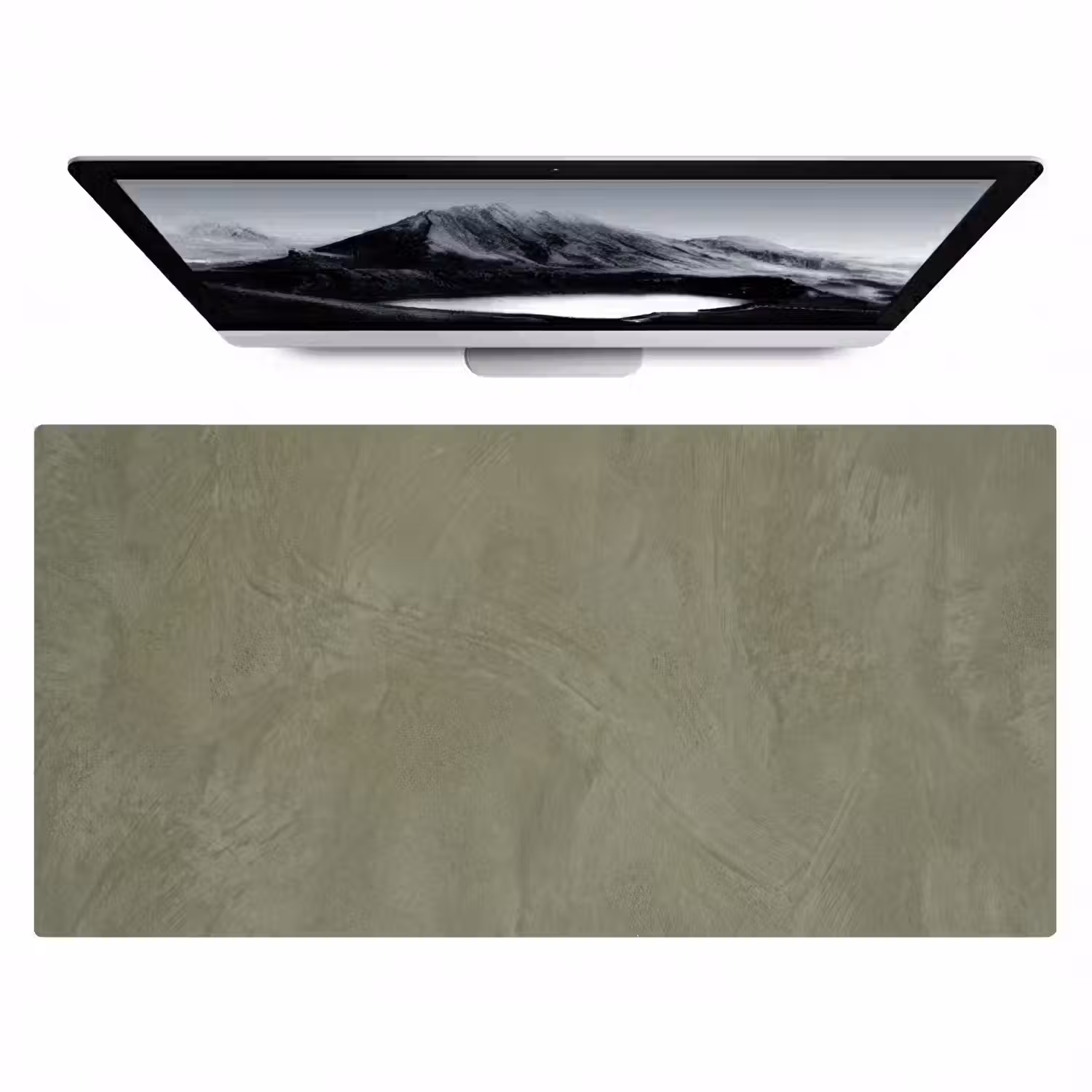 Textuur - Betonlook - Achtergrond - Modern - Groen Muismat XXL klein -zzz3d