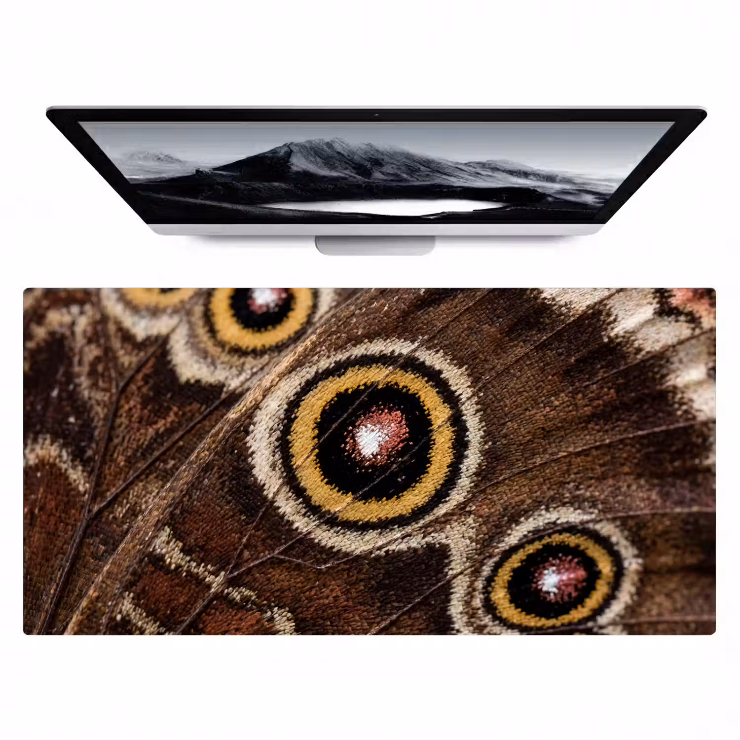 Vlinder - Vleugel - Abstract Muismat XXL klein -zzz3d