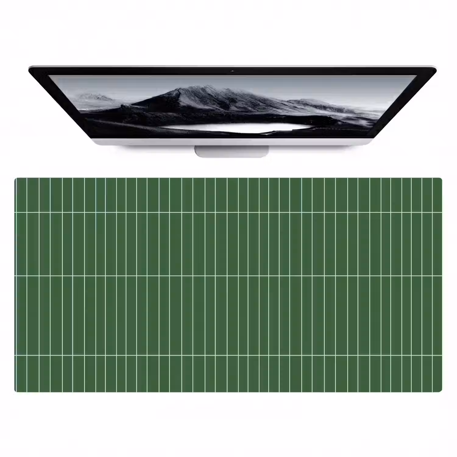 Wandtegel - Verticaal - Donkergroen Muismat XXL klein 681 -zzz3d