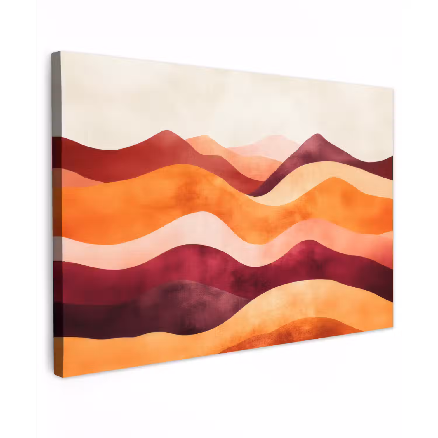 Abstract - Landschap - Golven canvas 2cm klein -z3d
