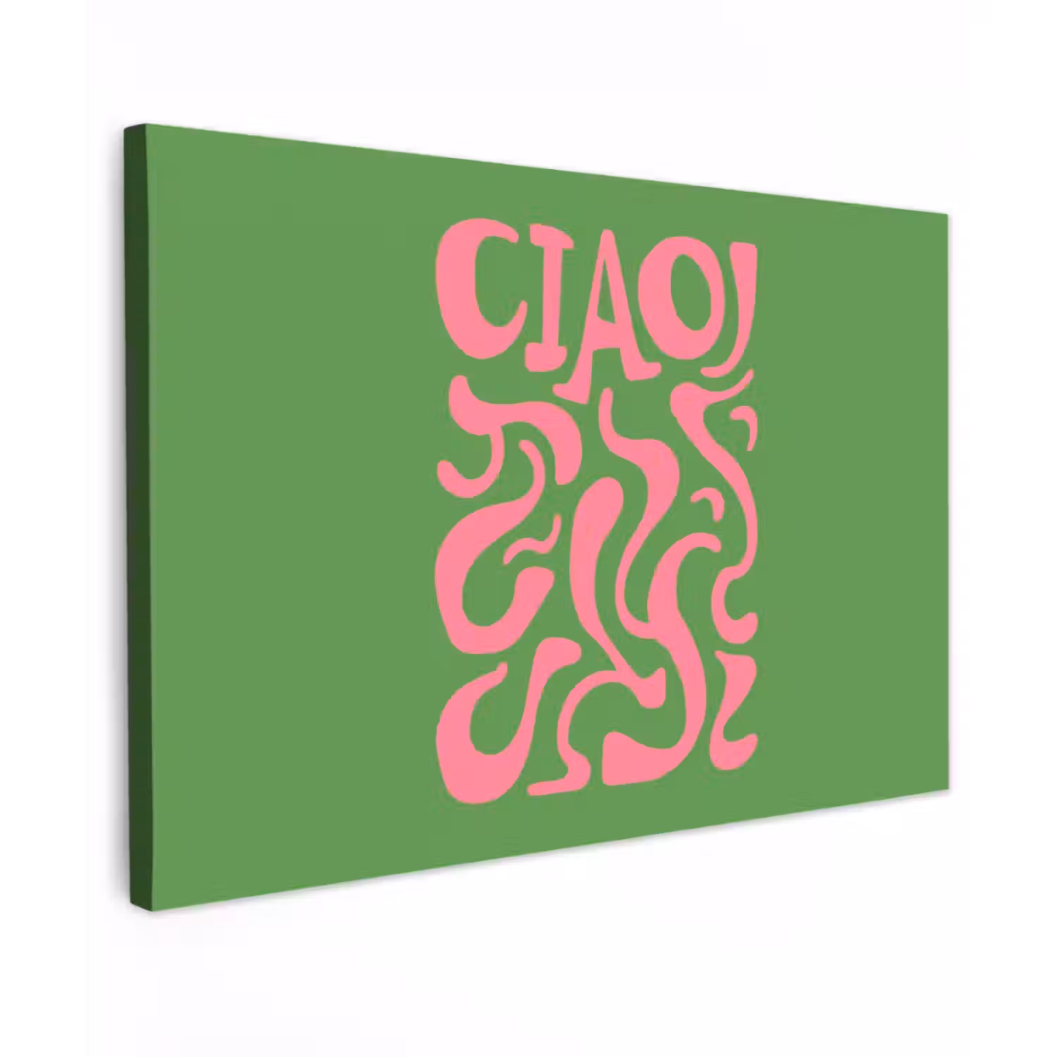 Abstract - Roze - Ciao - Vormen canvas 2cm klein -z3d