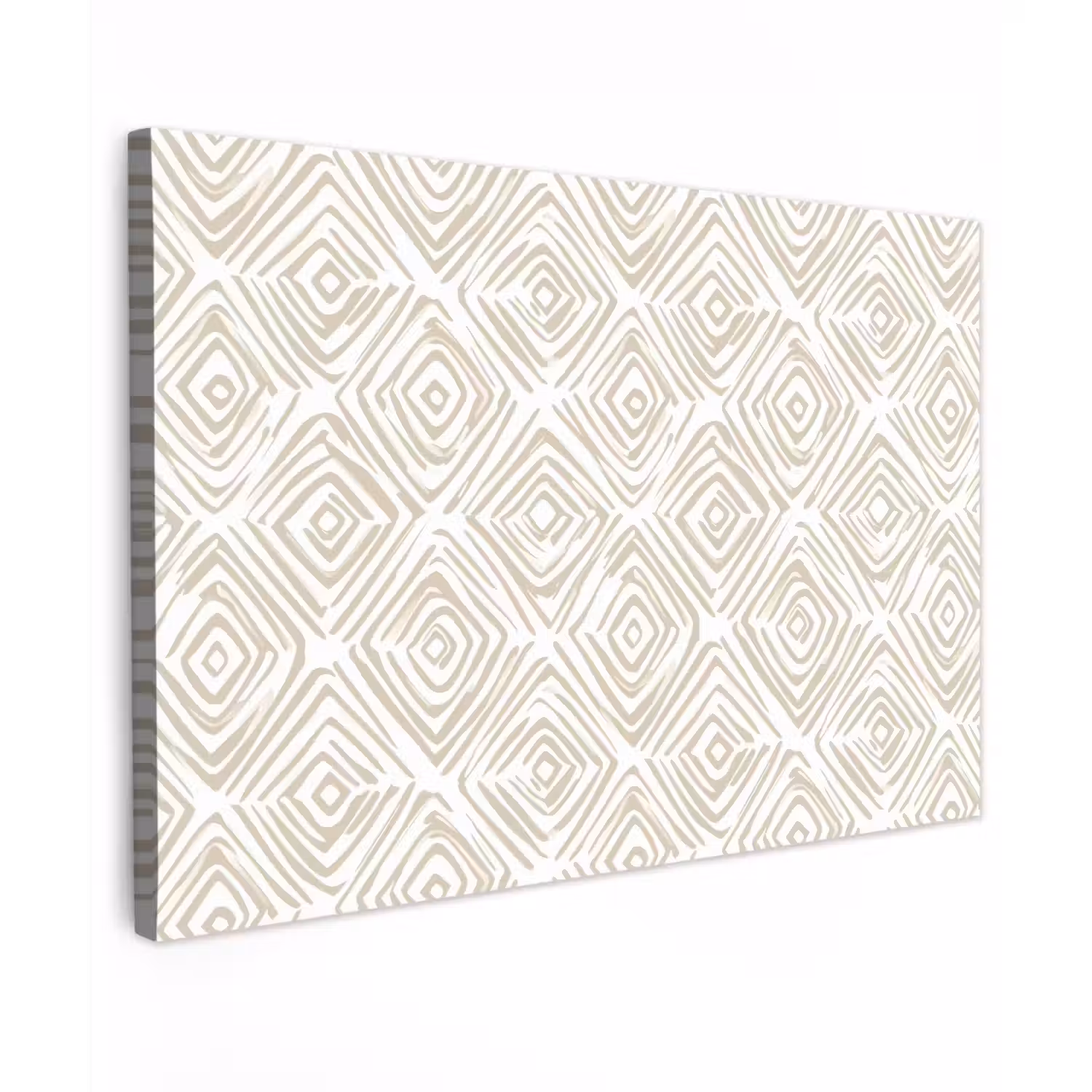 Abstract - Ruit - Beige canvas 2cm klein 34 -z3d