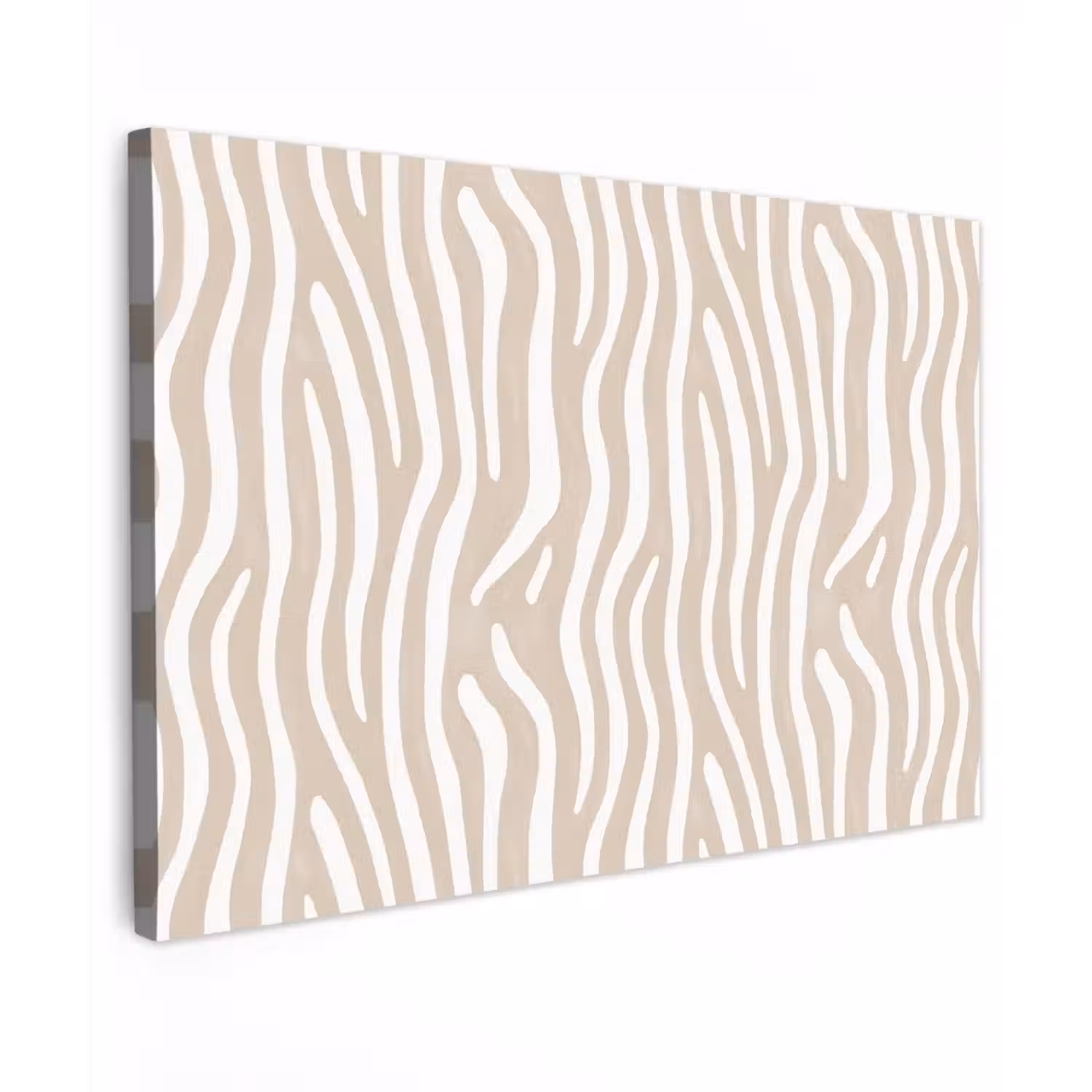 Abstract - Zebra - Beige canvas 2cm klein 34 -z3d
