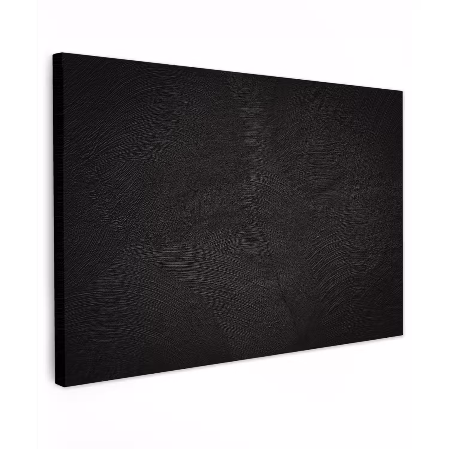 Beton print - Industrieel - Zwart canvas 2cm klein -z3d