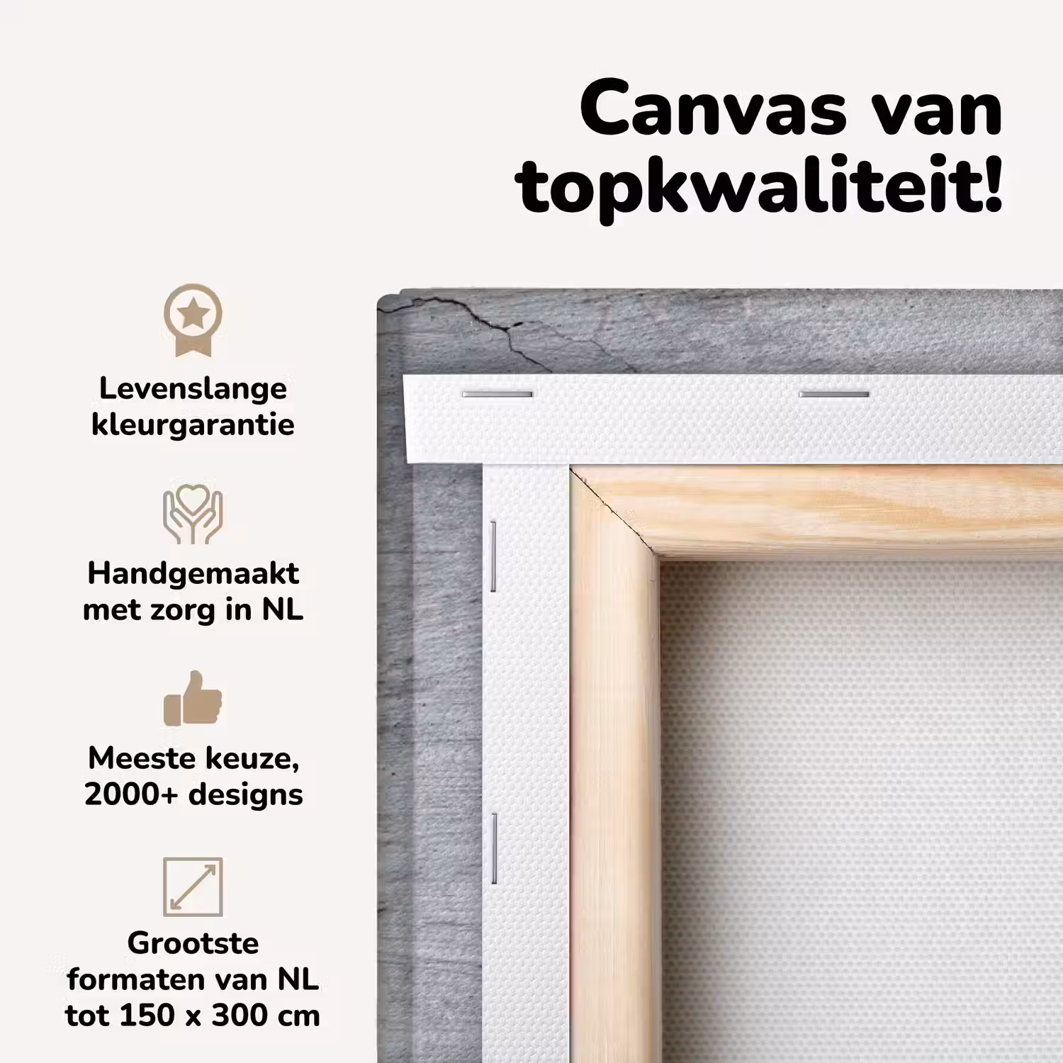 Beton - Scheur - Grijs canvas 2cm middel -zzzsfeer2_topdoek