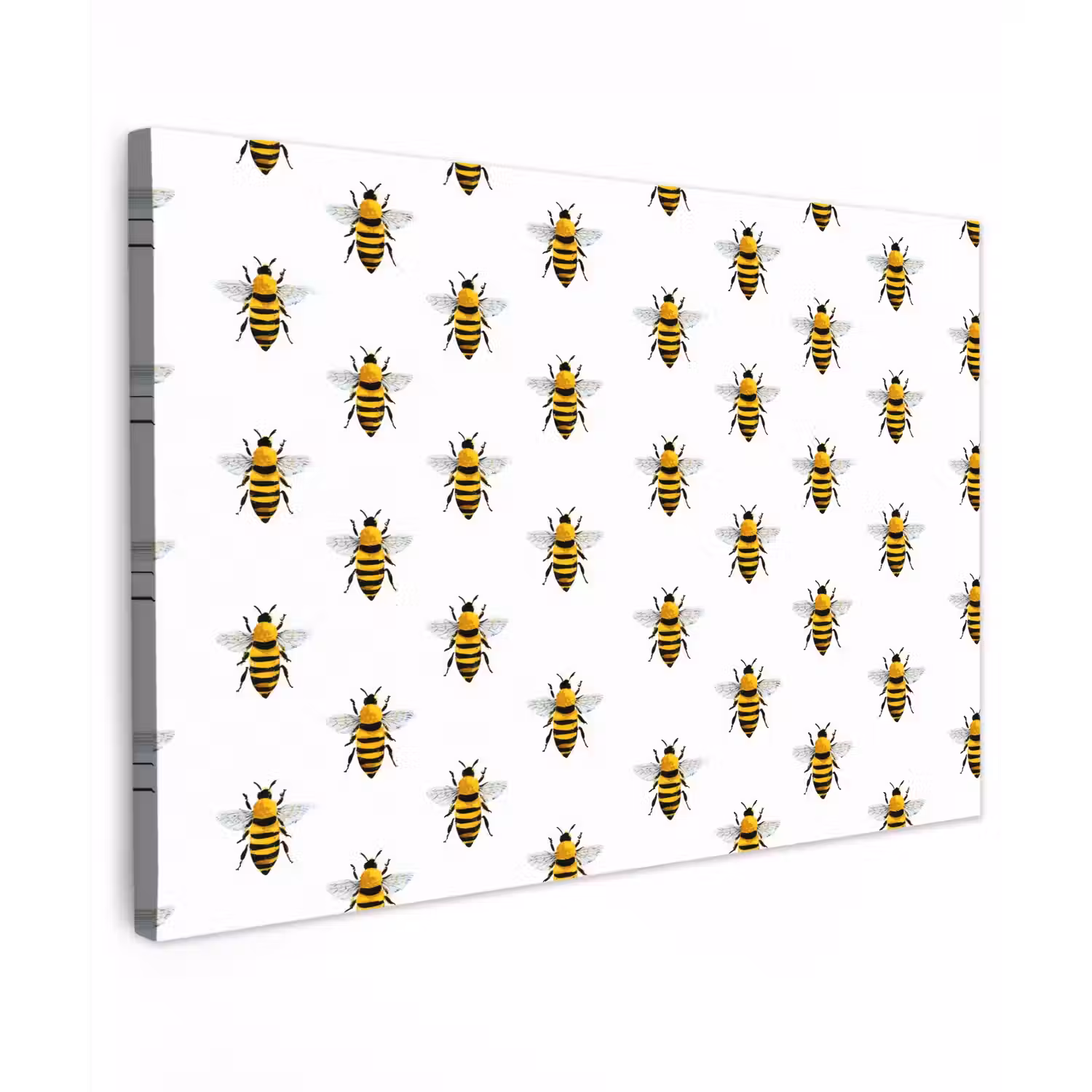 Bijen - Tijdloos - Wit canvas 2cm klein 34 -z3d
