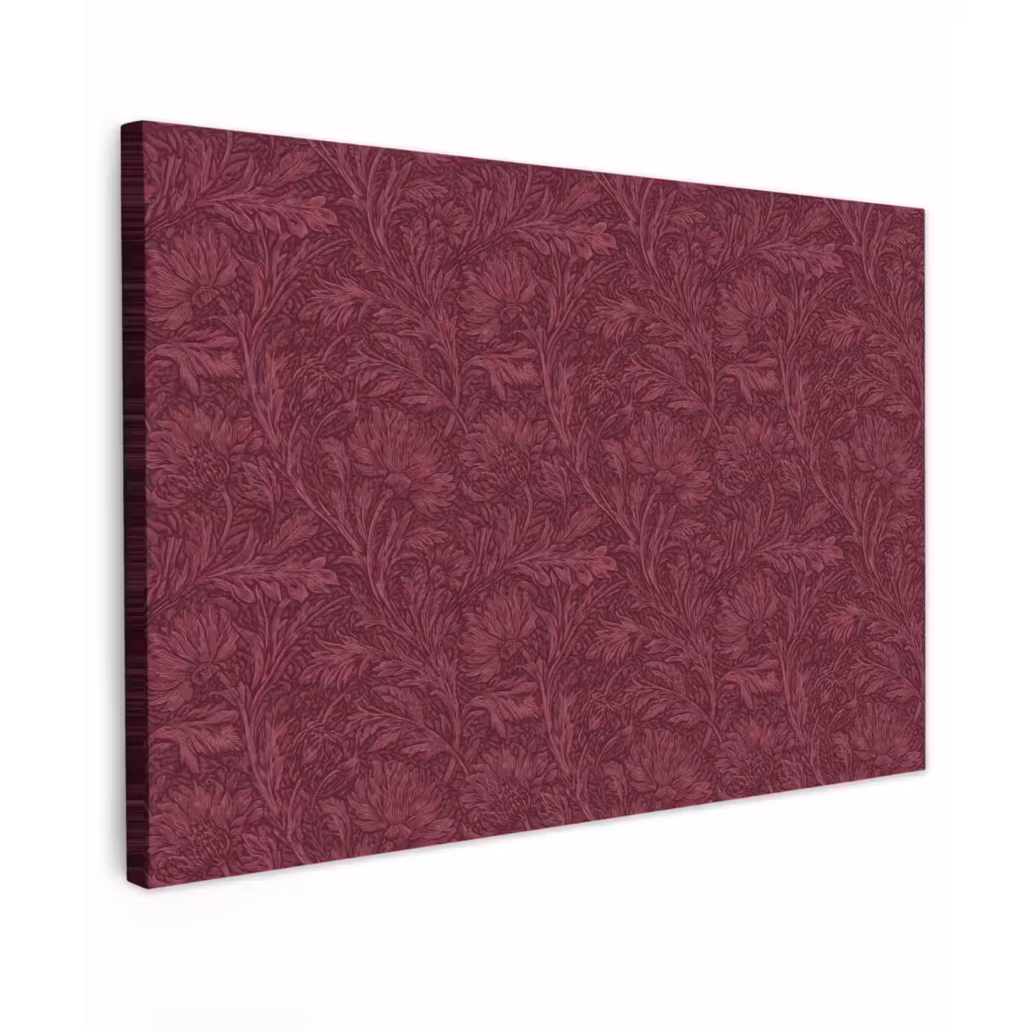 Bladeren - Patroon - Paars canvas 2cm klein 34 -z3d
