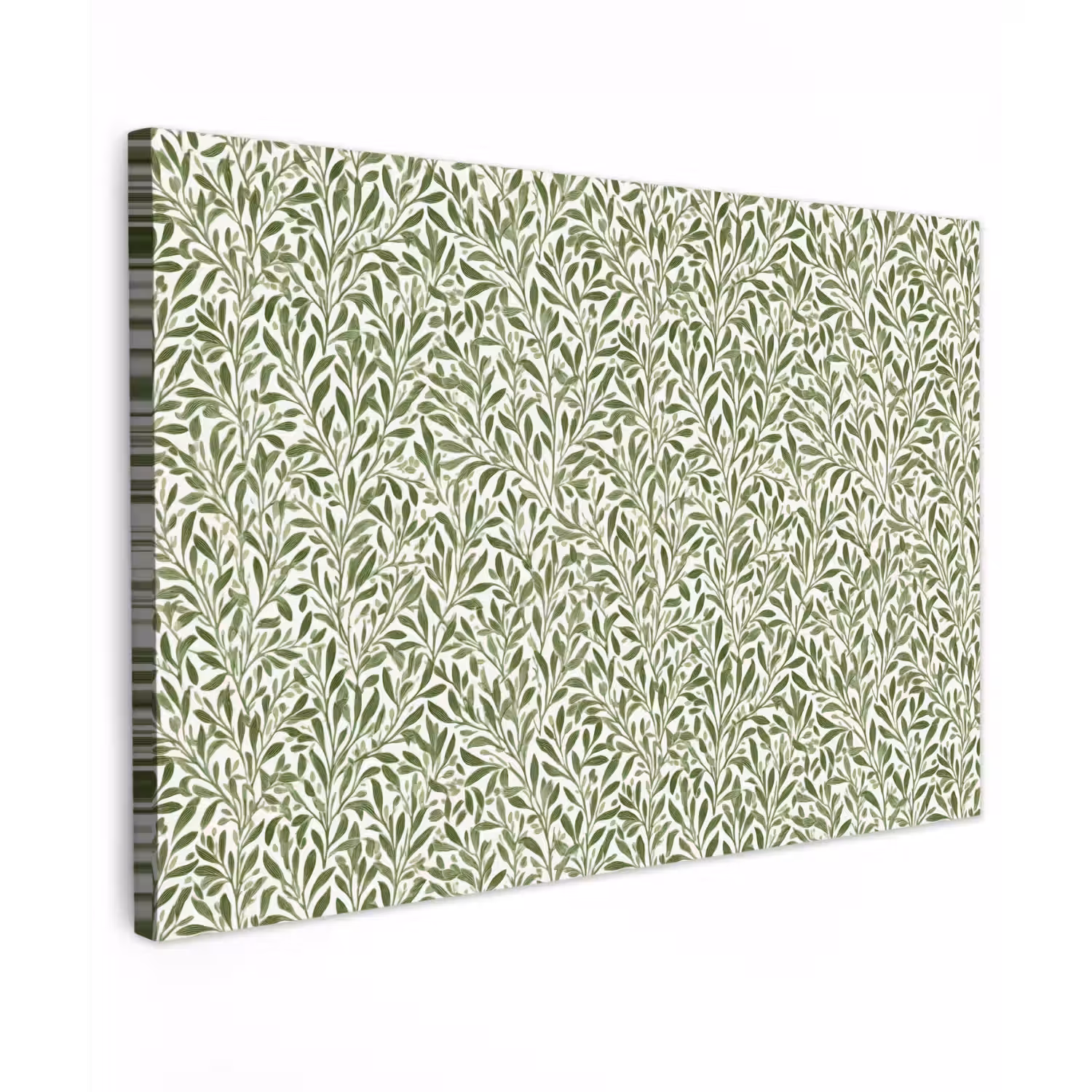 Botanisch - Takken - Groen canvas 2cm klein 34 -z3d