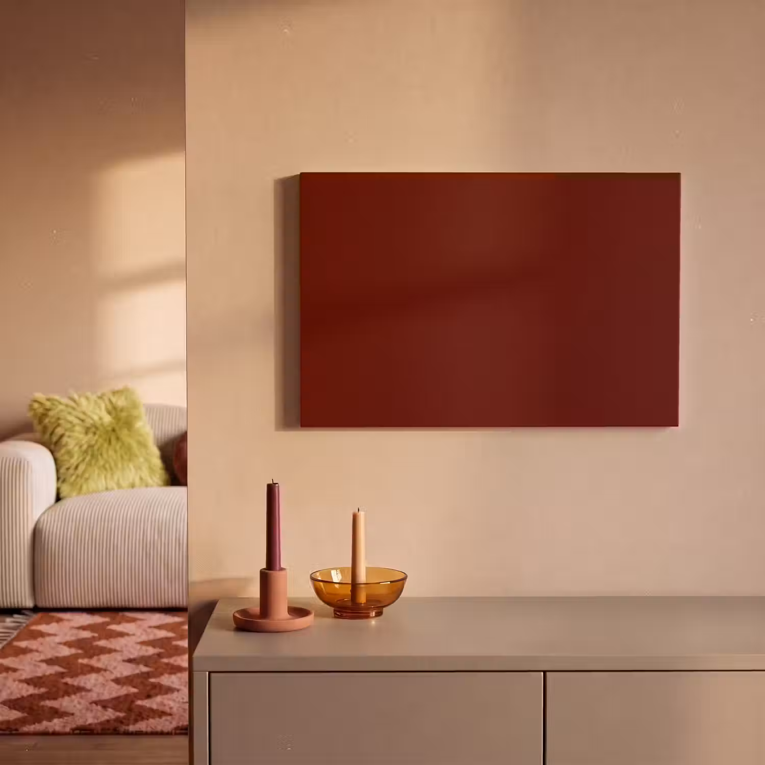 Burnt - Mahogany - Rood canvas 2cm klein 34 -sfeer1
