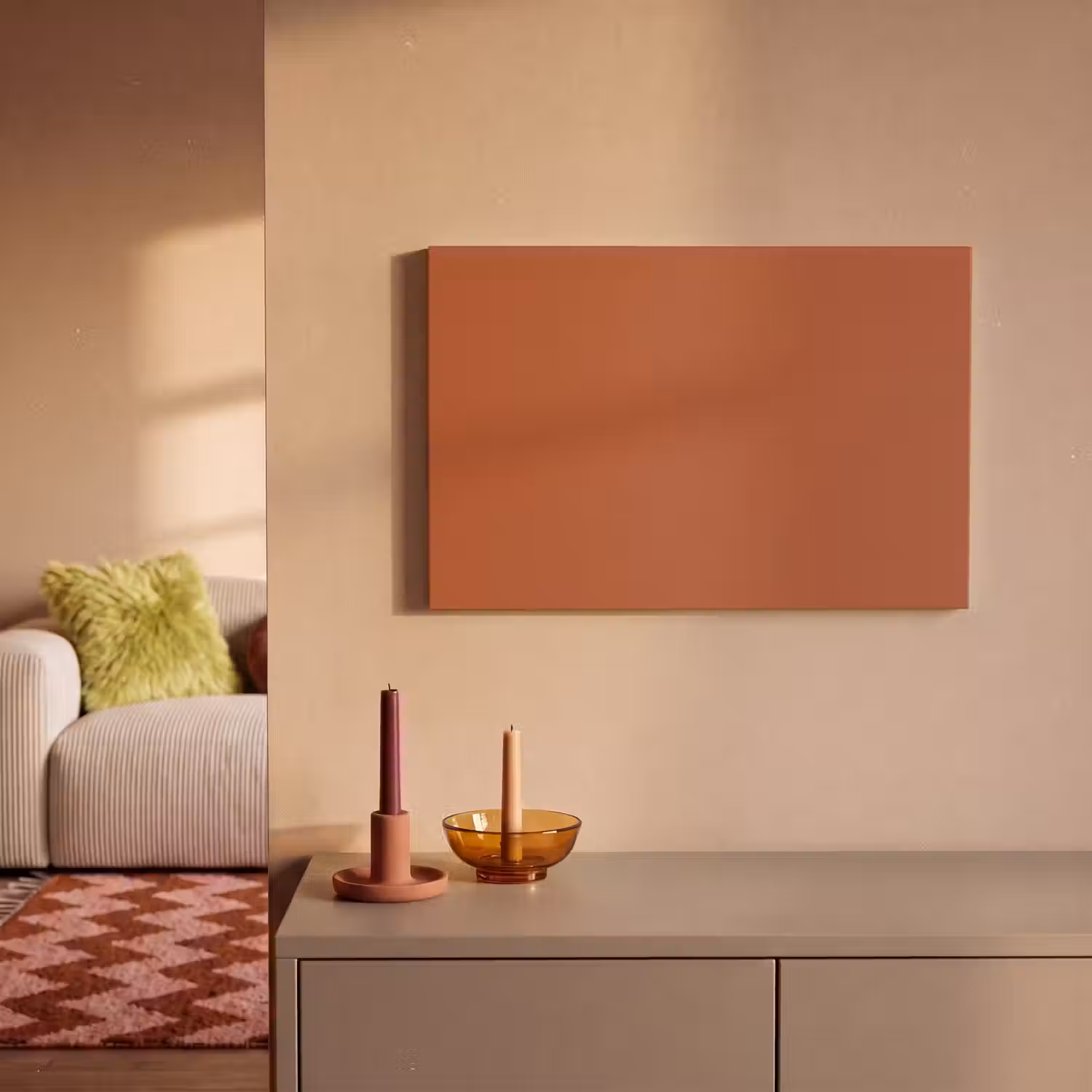Burnt - Sienna - Oranje canvas 2cm klein 34 -sfeer1