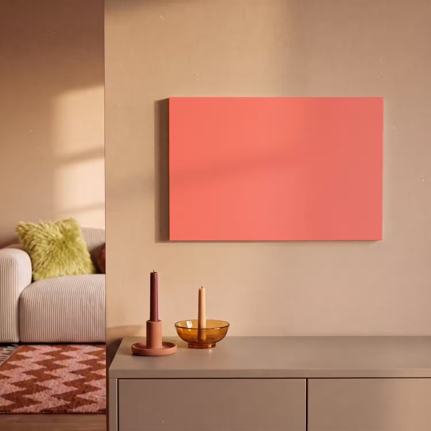 Coral - Punch - Koraal canvas 2cm klein 34 -sfeer1