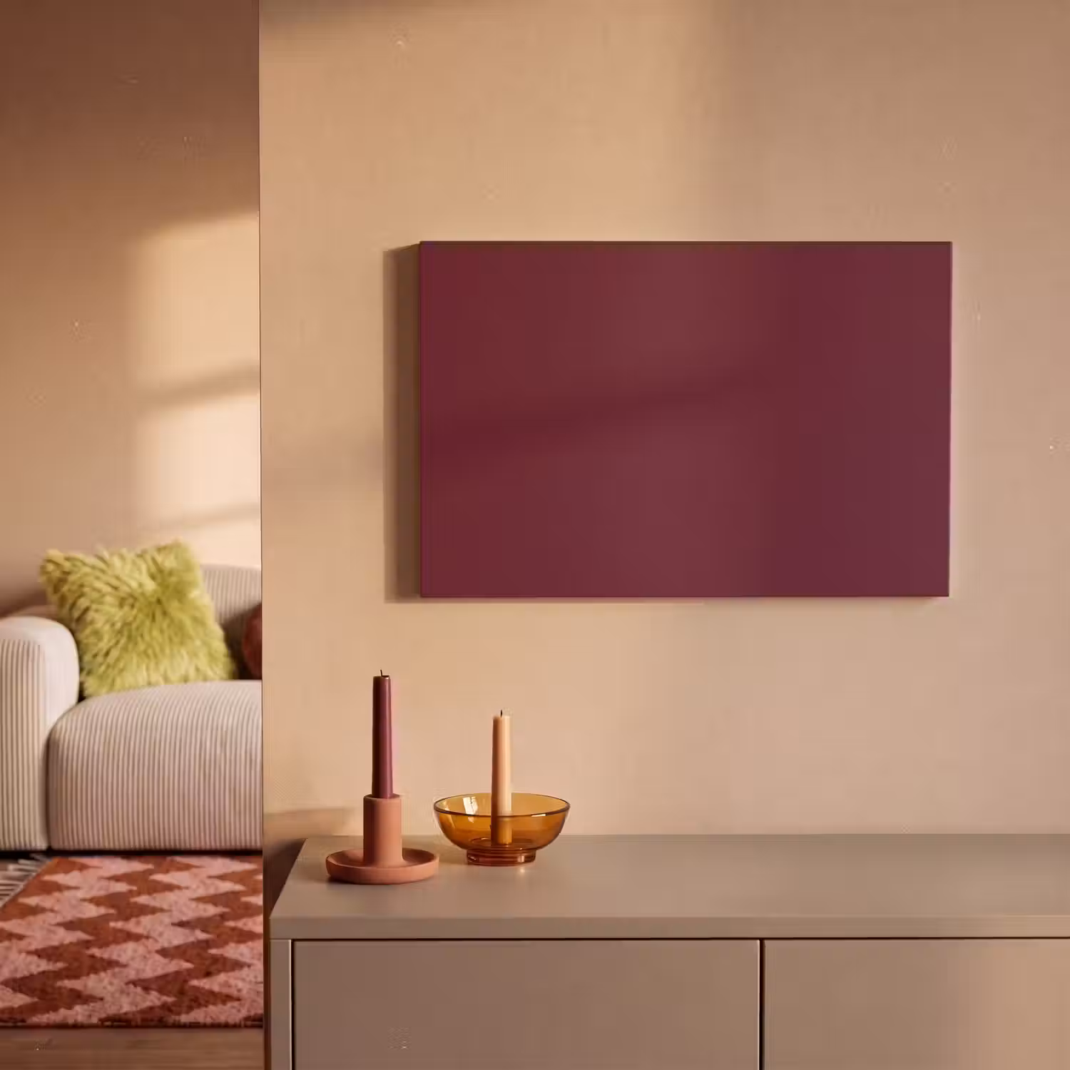Deep - Plum - Paars canvas 2cm klein 34 -sfeer1
