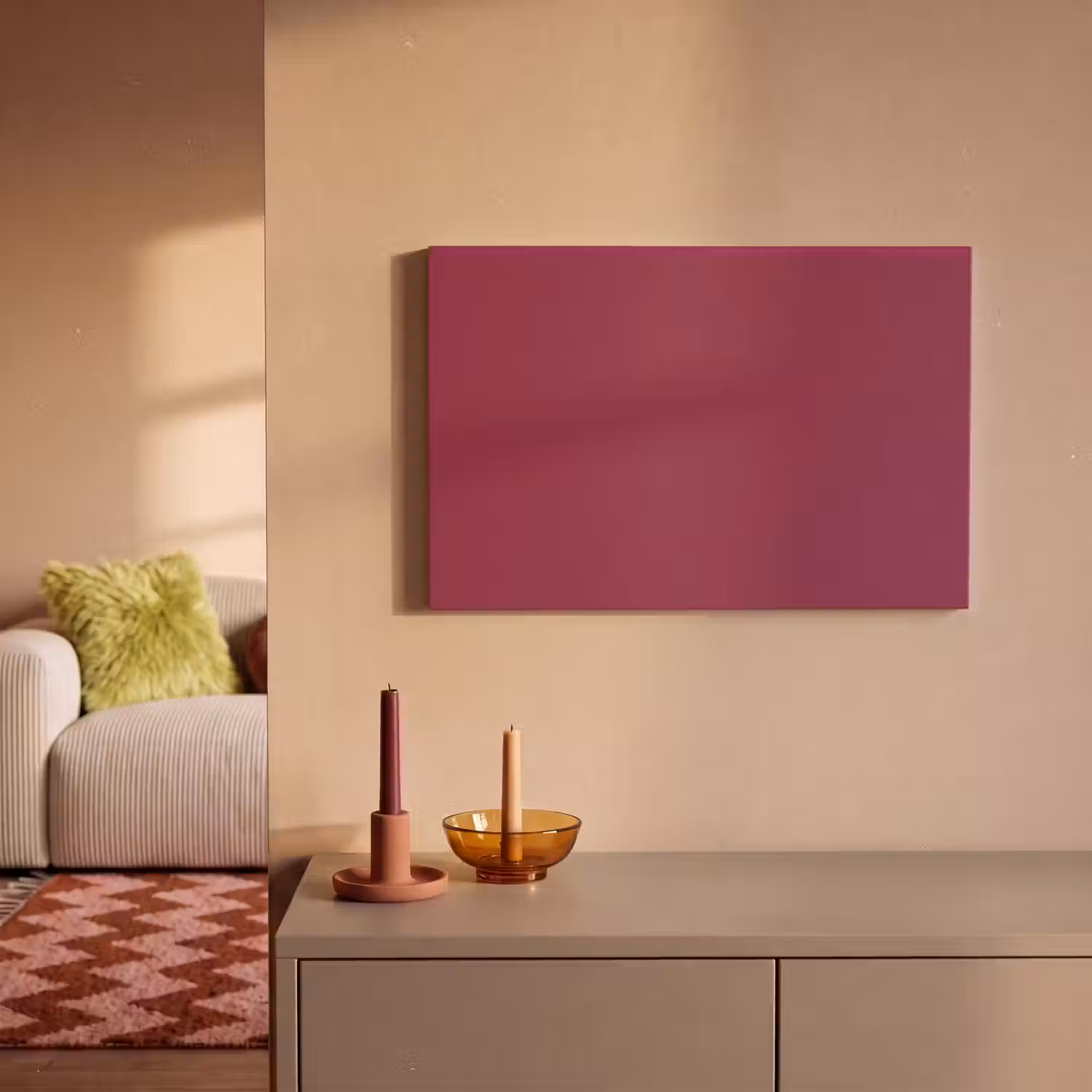 Deep - Rasberry - Rood canvas 2cm klein 34 -sfeer1