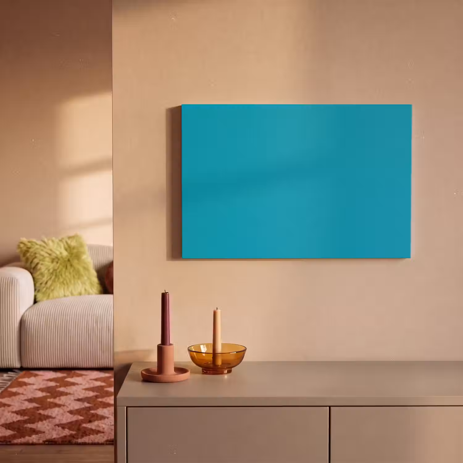 Deep - Turquoise - Turkoois canvas 2cm klein 34 -sfeer1