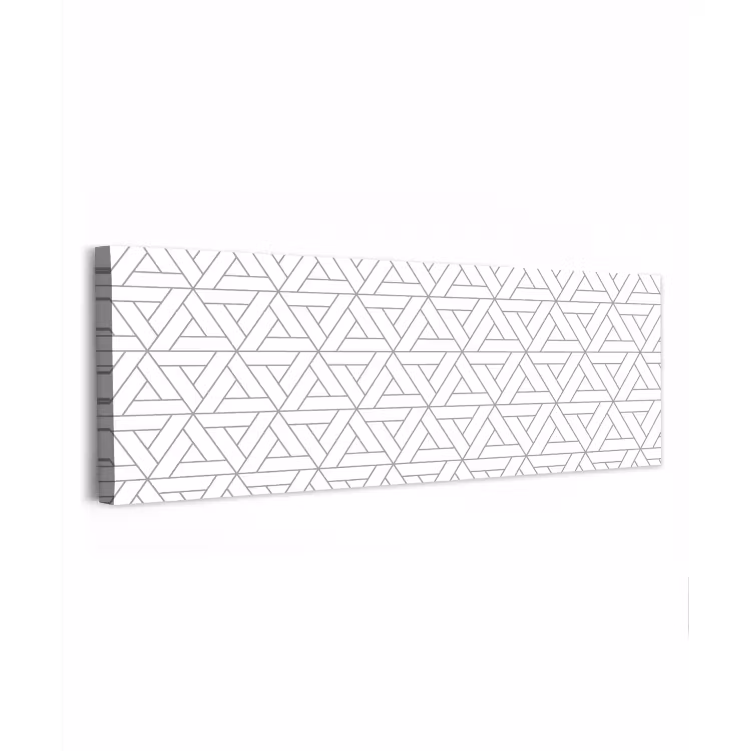 Design - Lijn - Patroon - Zwart - Wit canvas 2cm klein 828 -z3d