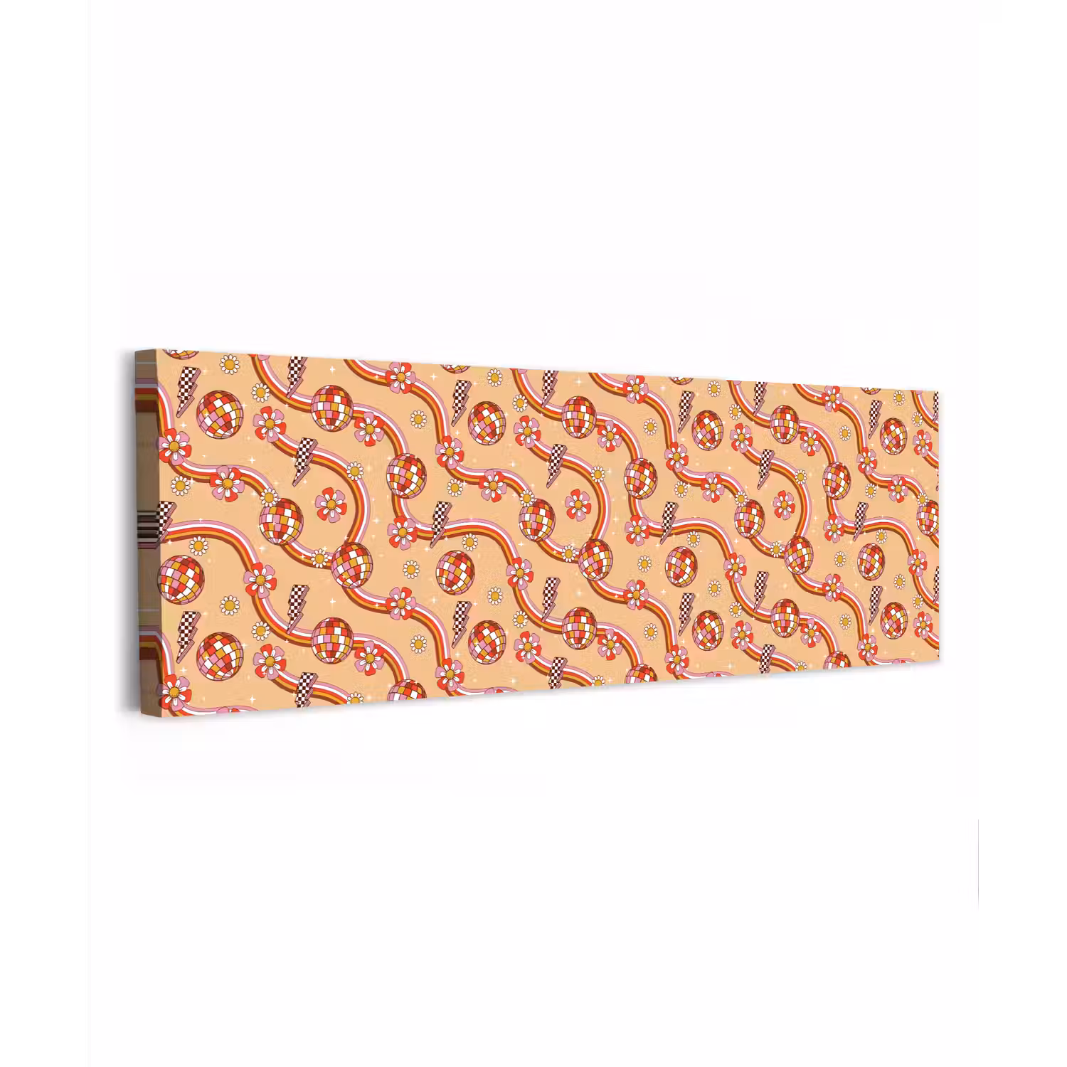 Disco - Patroon - Lijnen canvas 2cm klein 828 -z3d