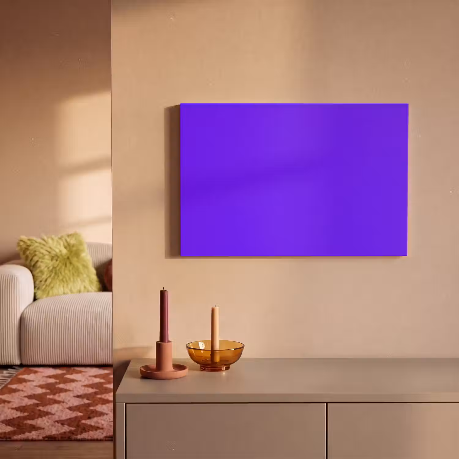 Electric - Indigo - Paars canvas 2cm klein 34 -sfeer1