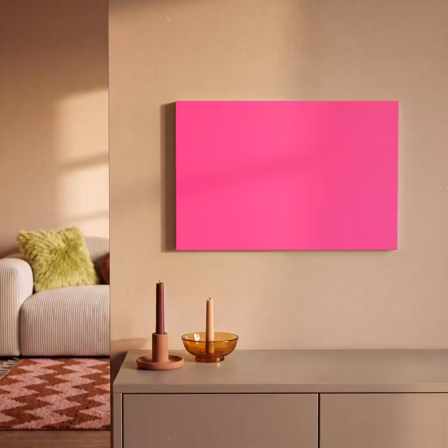 Electric - Magenta - Roze canvas 2cm klein 34 -sfeer1