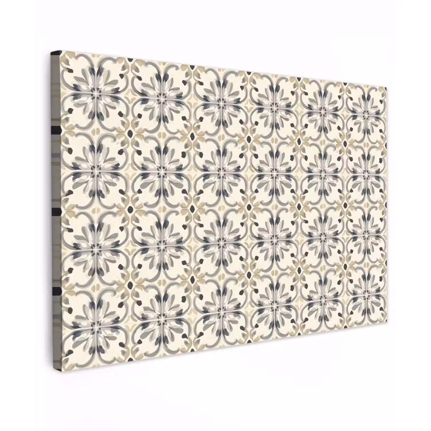 Floraal - Patroon - Kleurrijk canvas 2cm klein 34 -z3d