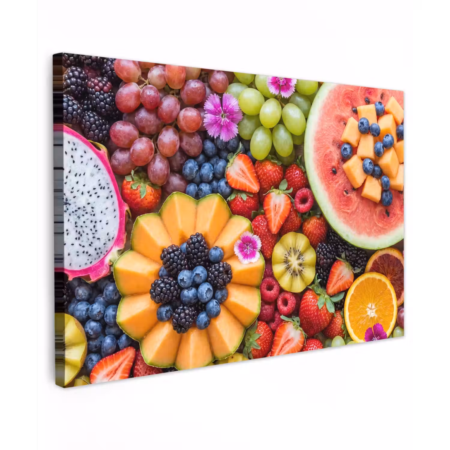 Fruit - Vers - Variatie - Eten - Kleurrijk canvas 2cm klein -z3d