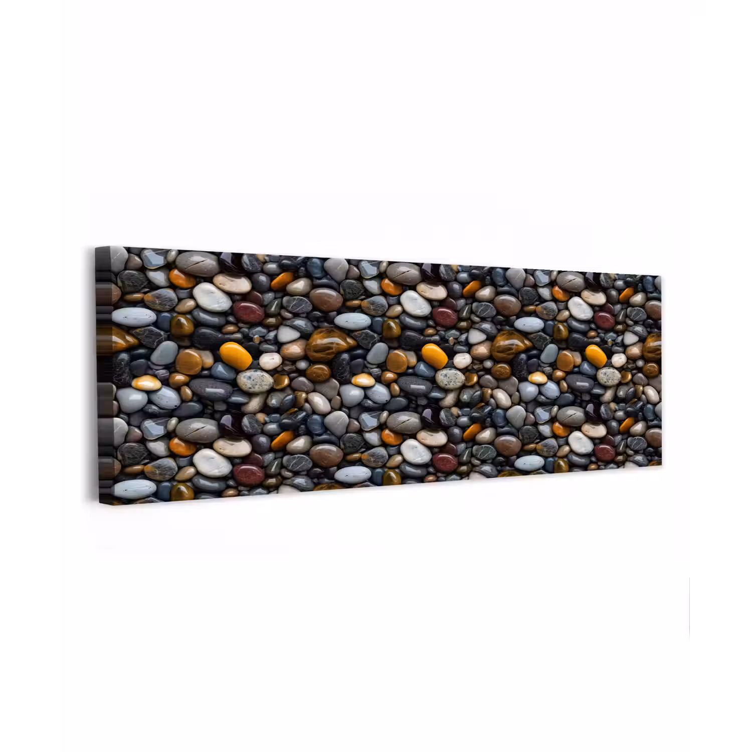 Geel - Kiezels - Glad canvas 2cm klein 828 -z3d