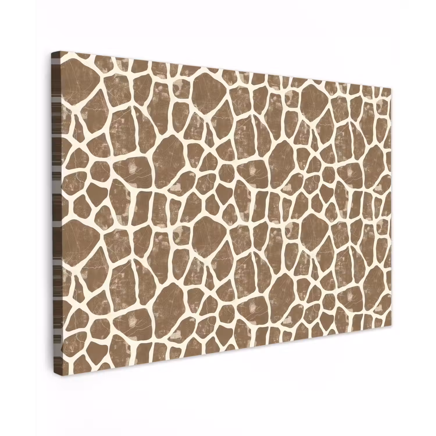 Giraf - Klassiek - Bruin canvas 2cm klein 34 -z3d