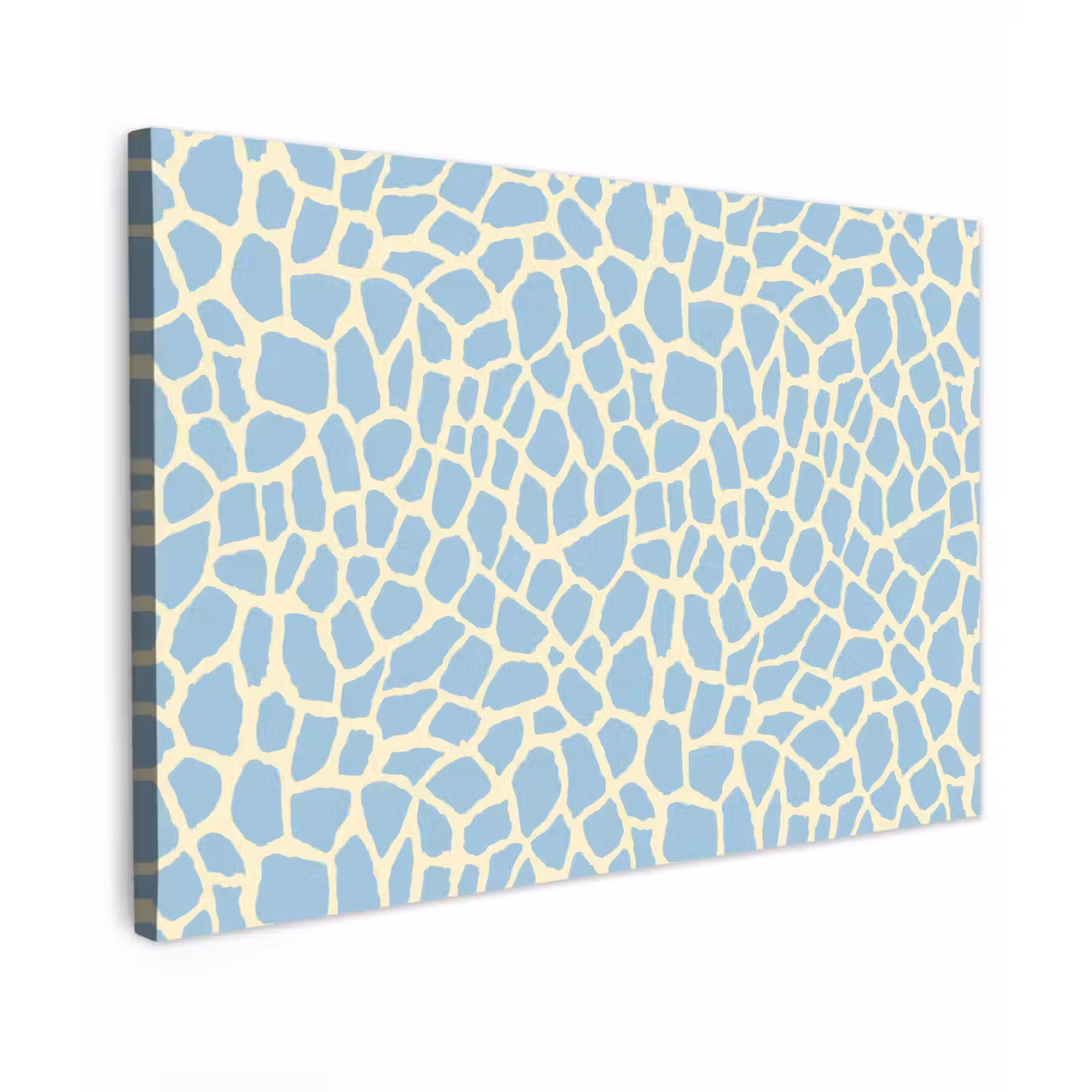 Giraf - Modern - Blauw canvas 2cm klein 34 -z3d