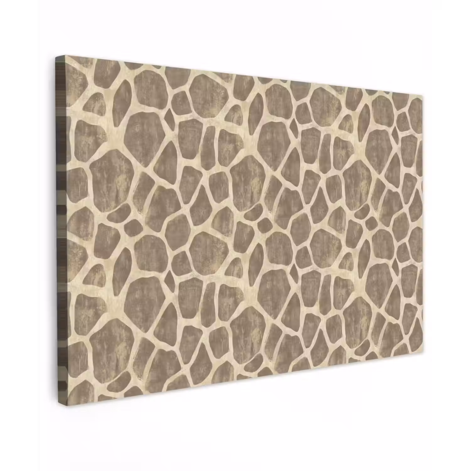 Giraf - Patroon - Beige - Bruin canvas 2cm klein 34 -z3d