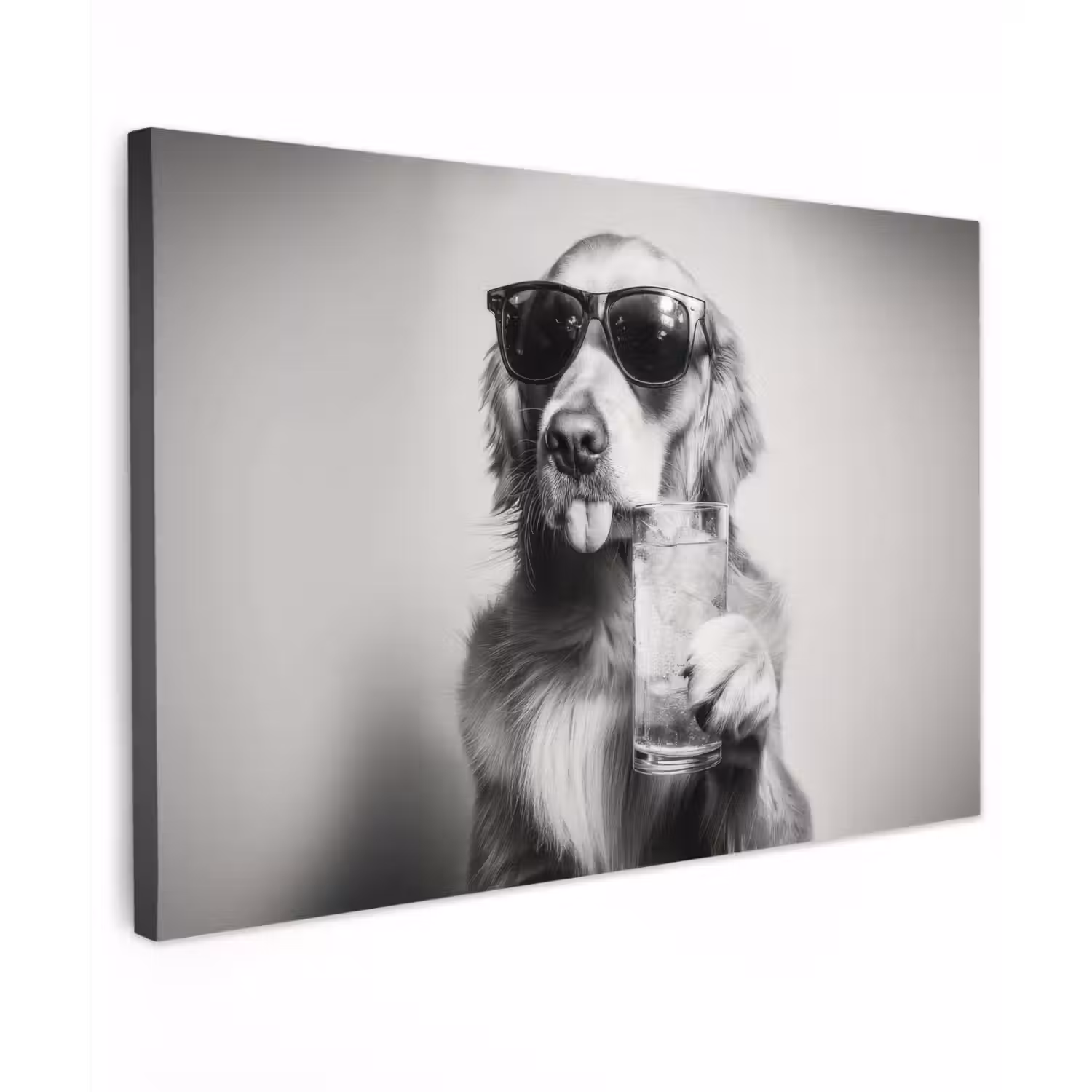 Golden retriever - Hond - Zonnebril - Gkas canvas 2cm klein -z3d