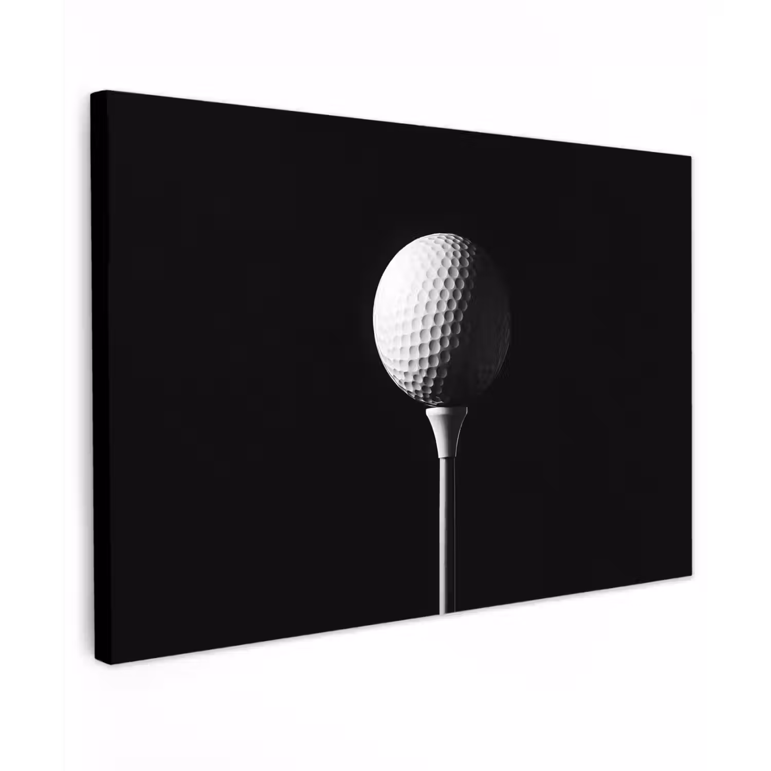 Golfbal - Minimalistisch - Wit canvas 2cm klein -z3d