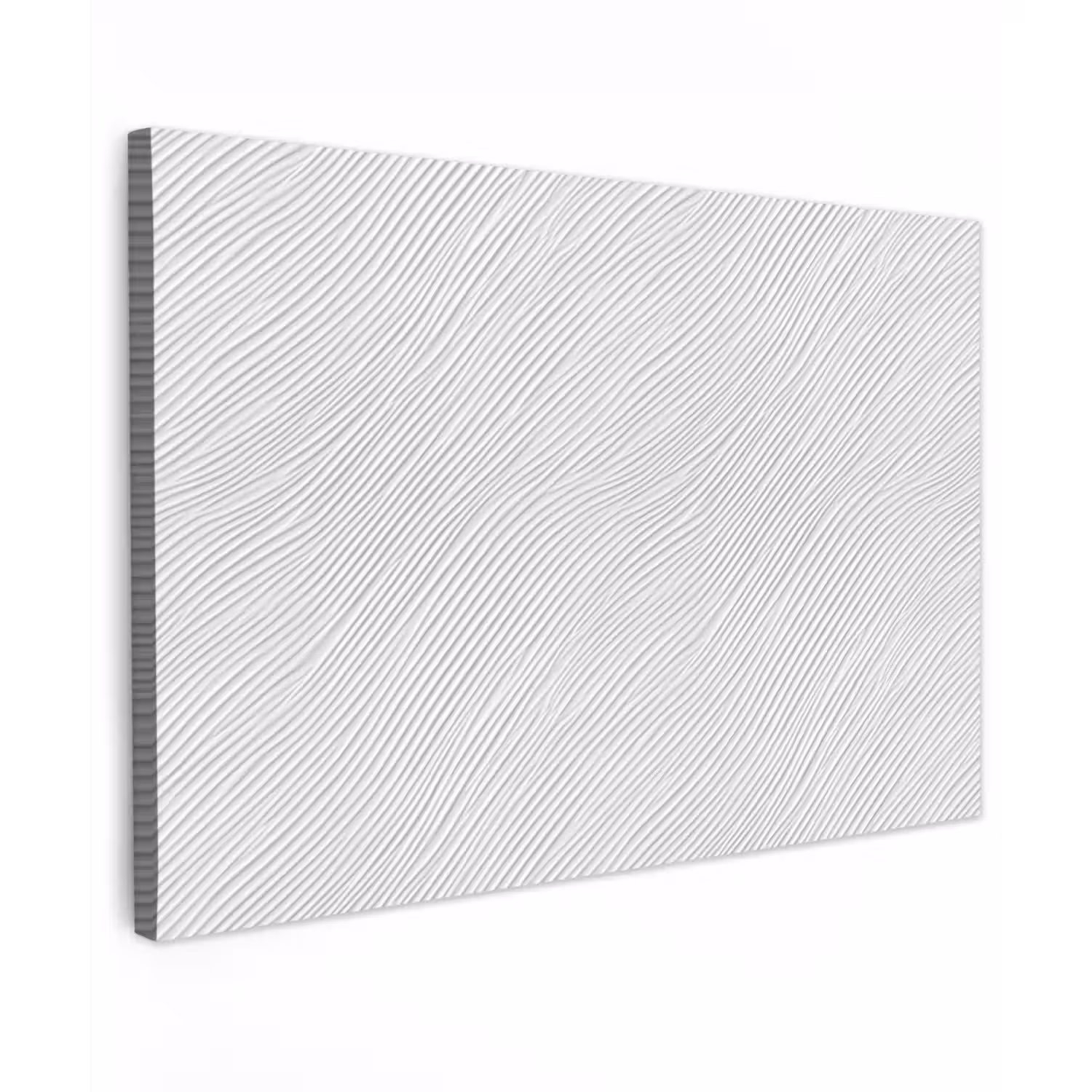 Golven - Ribbels - Wit canvas 2cm klein 34 -z3d