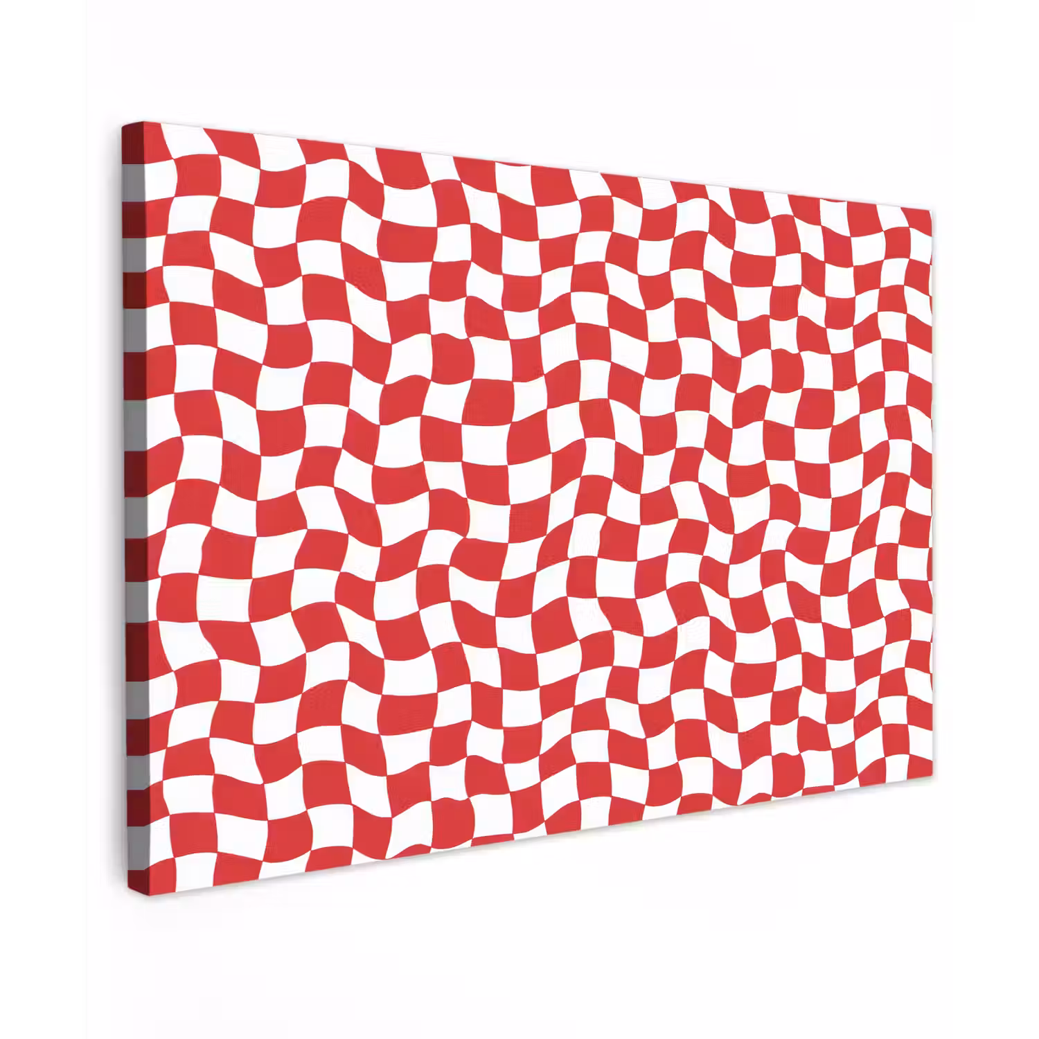 Golvend - Patroon - Rood canvas 2cm klein 34 -z3d
