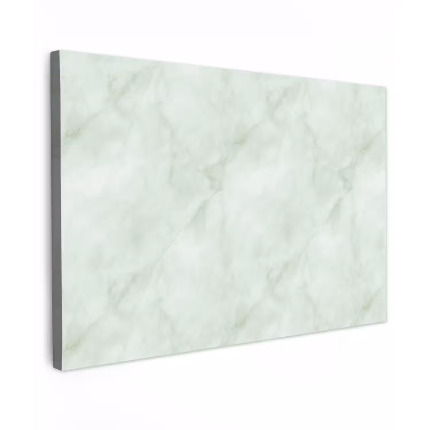 Groen - Marmer - Vloeiende aders canvas 2cm klein 34 -z3d