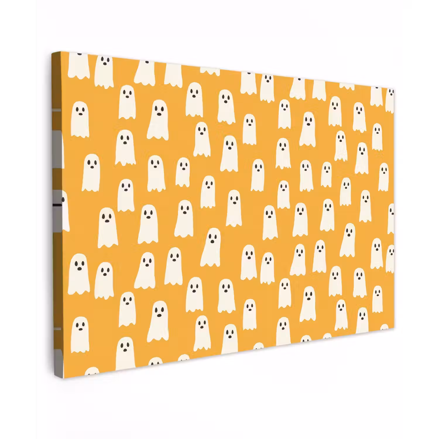 Halloween - Spookjes - Oker canvas 2cm klein 34 -z3d