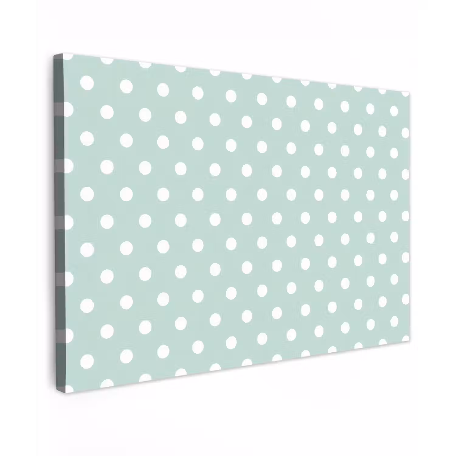 Klassiek - Polka - Groen canvas 2cm klein 34 -z3d