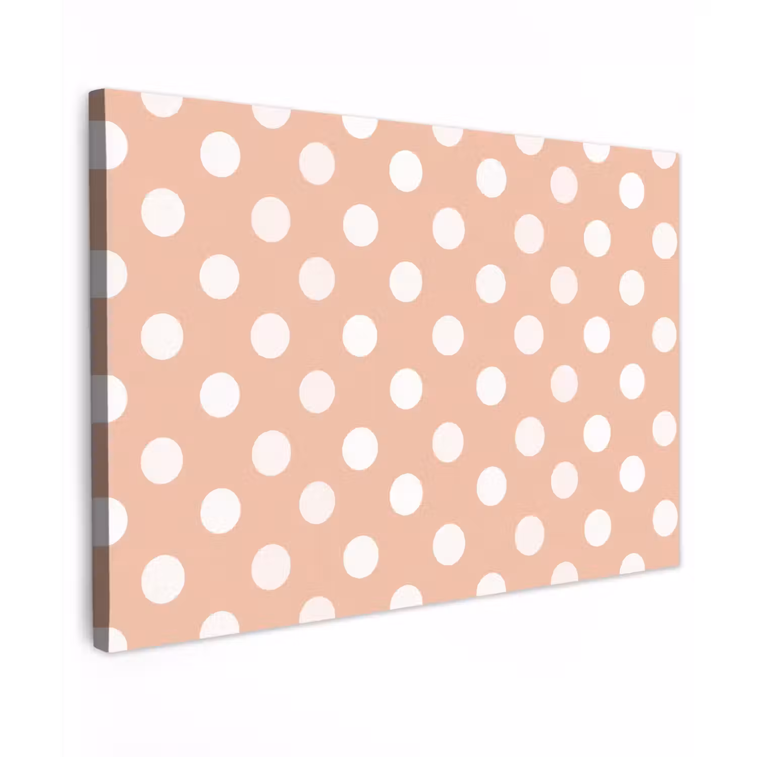 Klassiek - Polka - Perzik canvas 2cm klein 34 -z3d