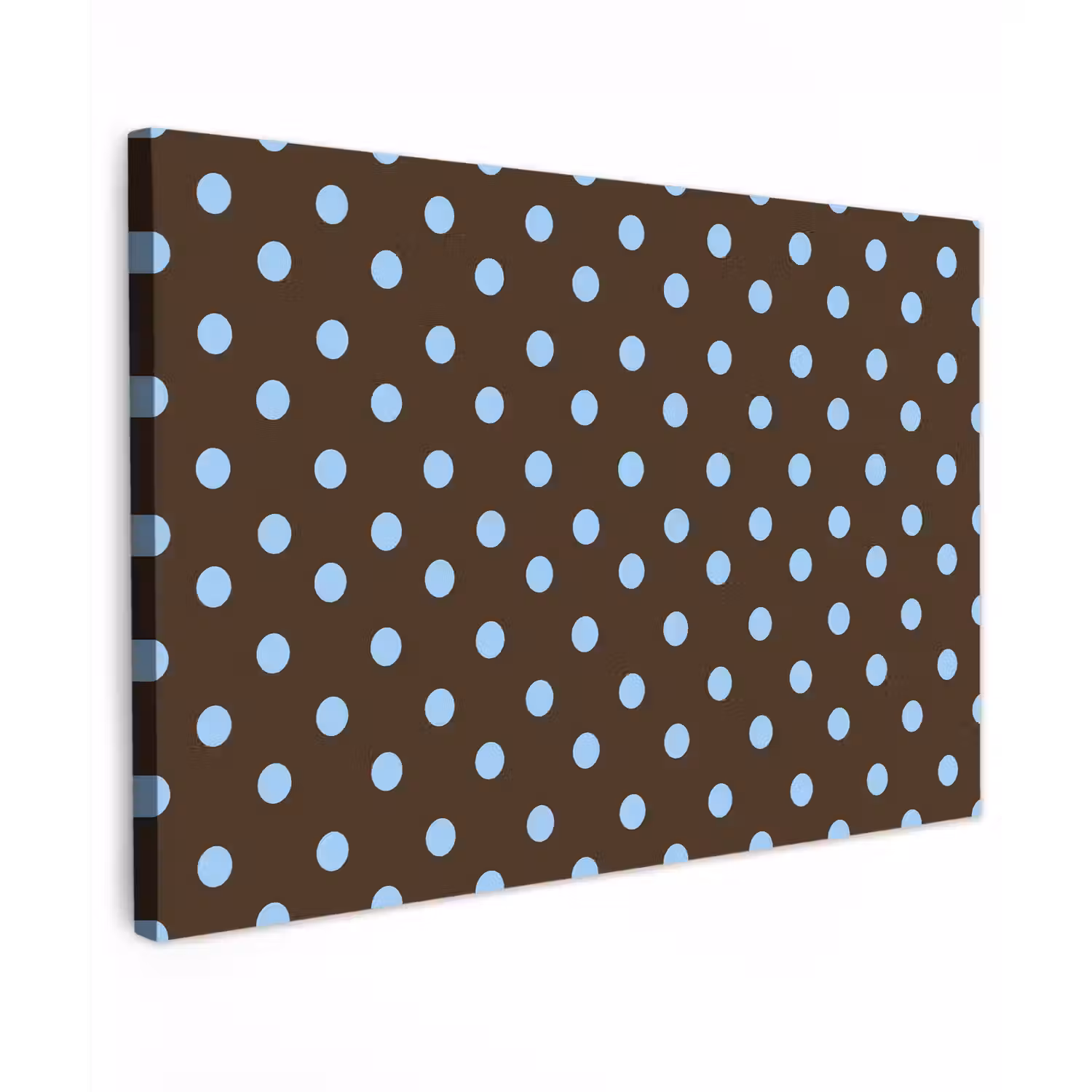 Klassiek - Stippen - Bruin canvas 2cm klein 34 -z3d