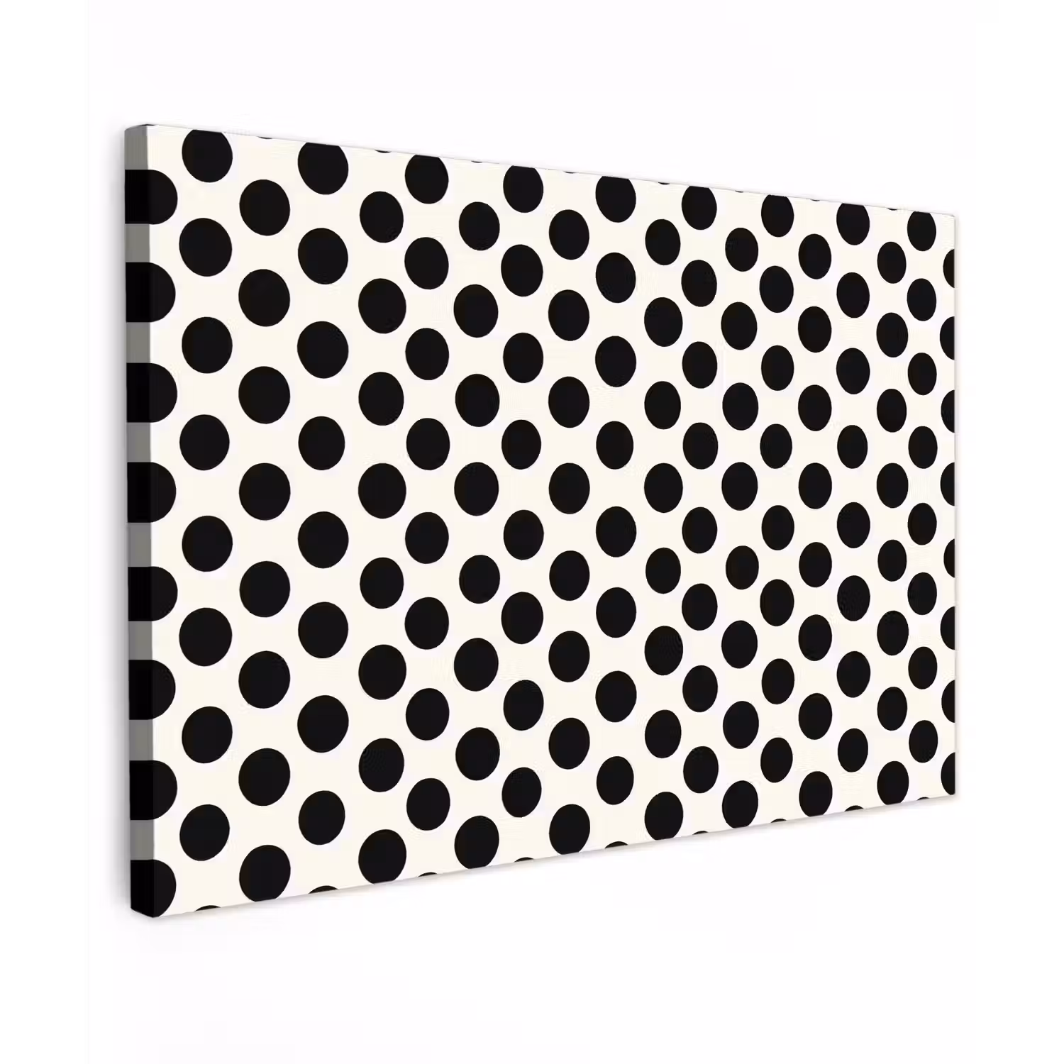Klassiek - Stippen - Zwart canvas 2cm klein 34 -z3d
