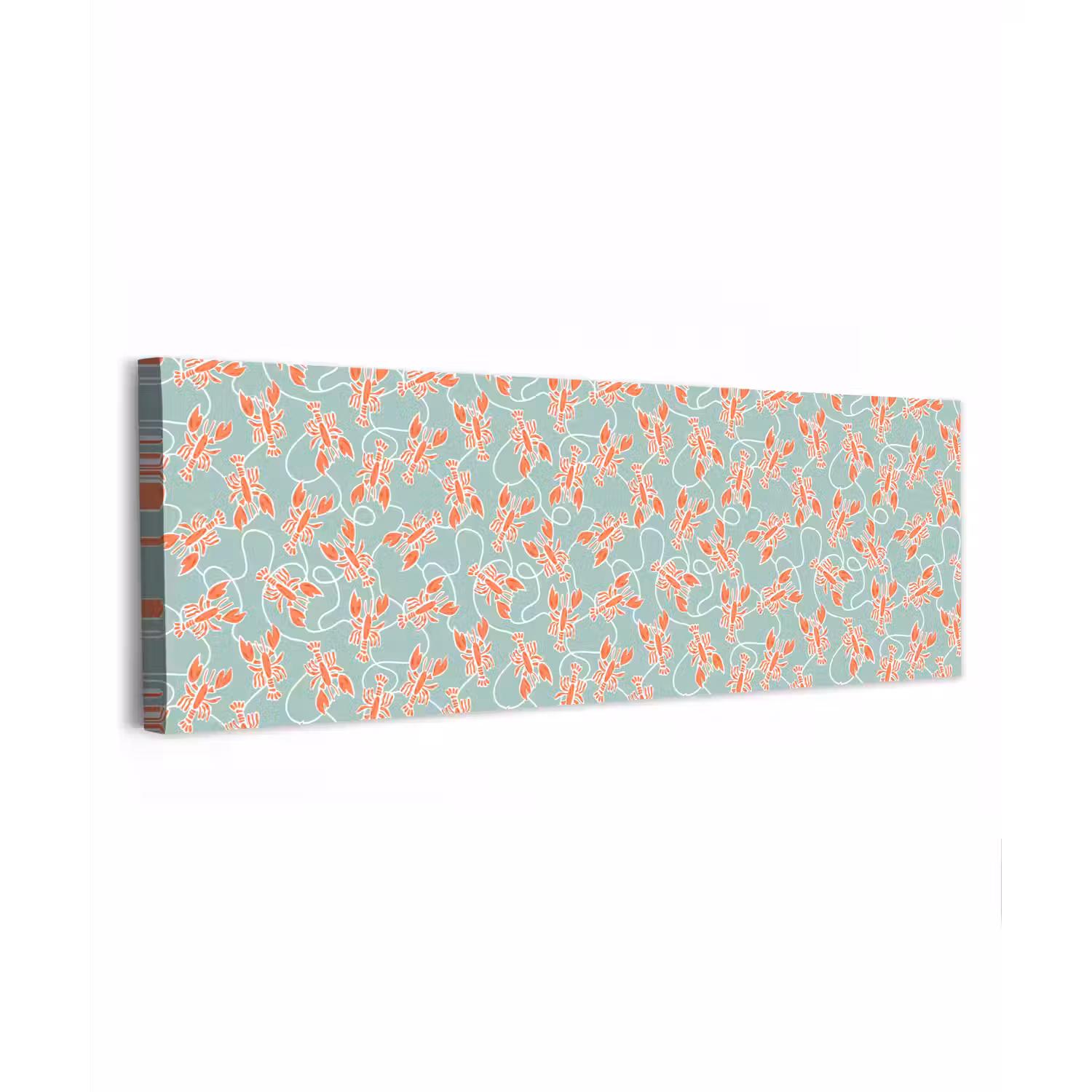 Zee - Kreeft - Groen - Oranje canvas 2cm klein 828 -z3d