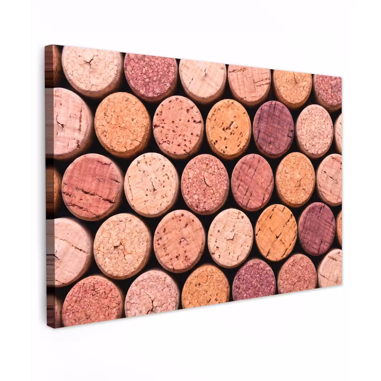 Kurk - Patroon - Abstract - Modern - Rood canvas 2cm klein -z3d