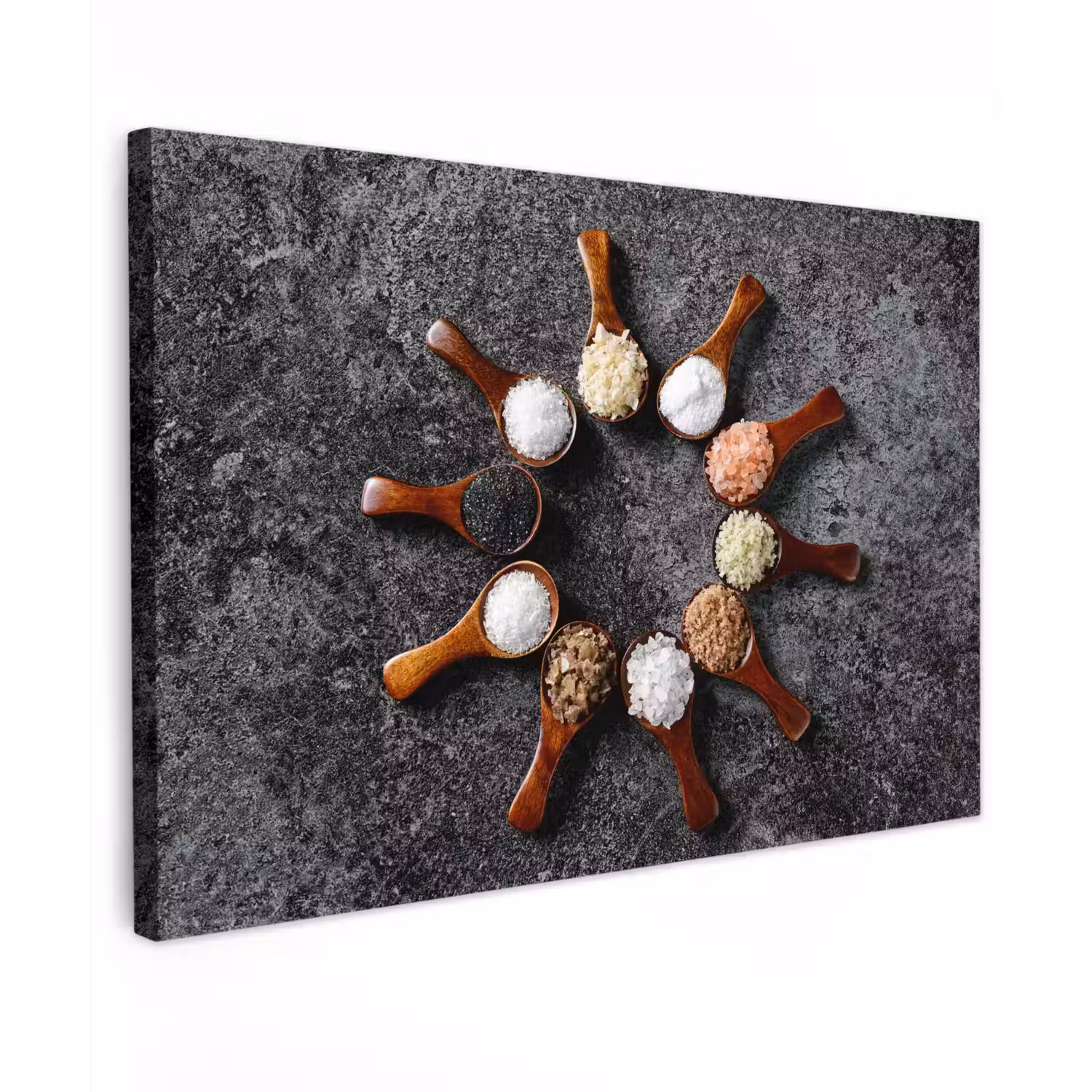 Lepel - Kruiden - Specerijen - Keuken - Industrieel canvas 2cm klein -z3d