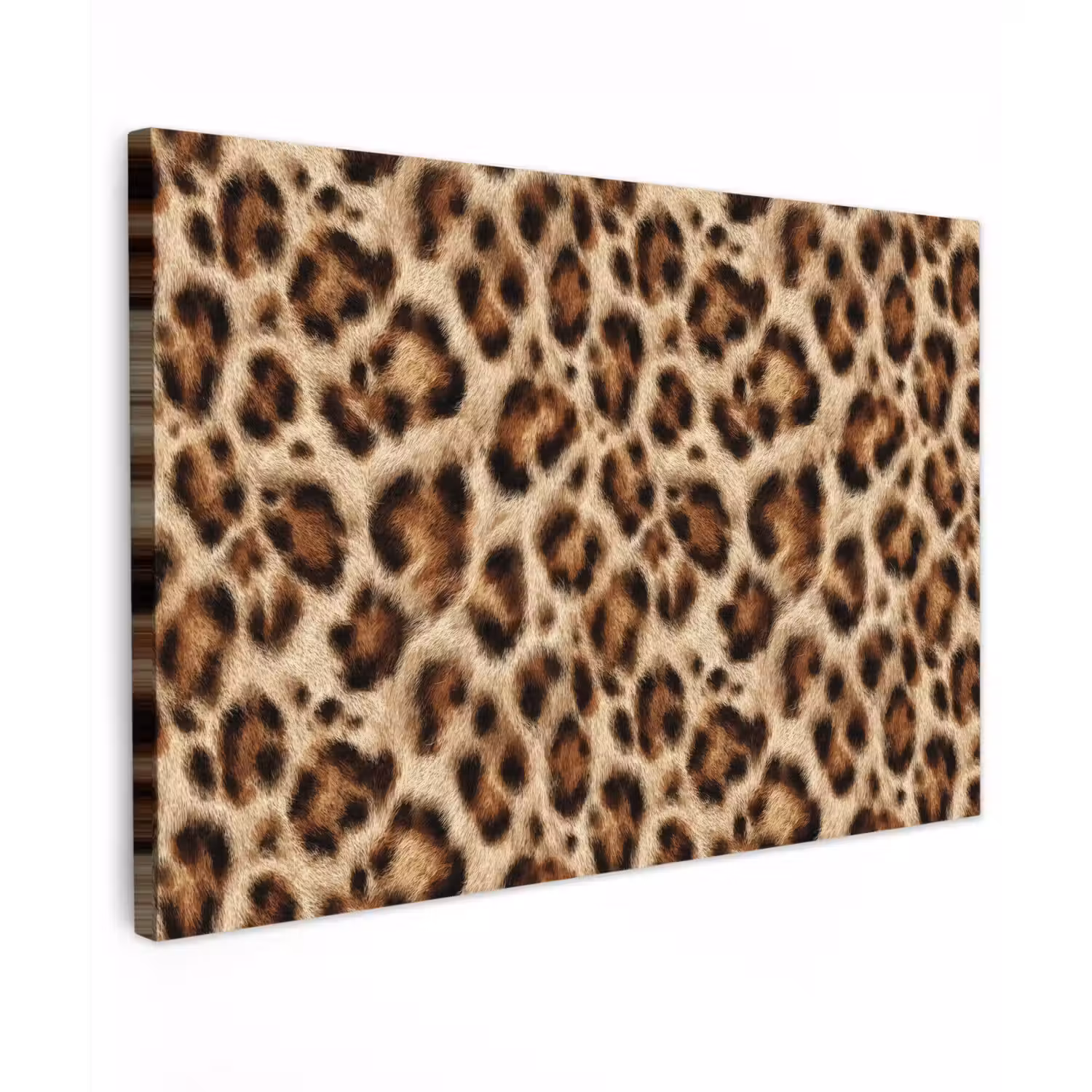 Luipaard - Bruin - Vacht canvas 2cm klein 34 -z3d