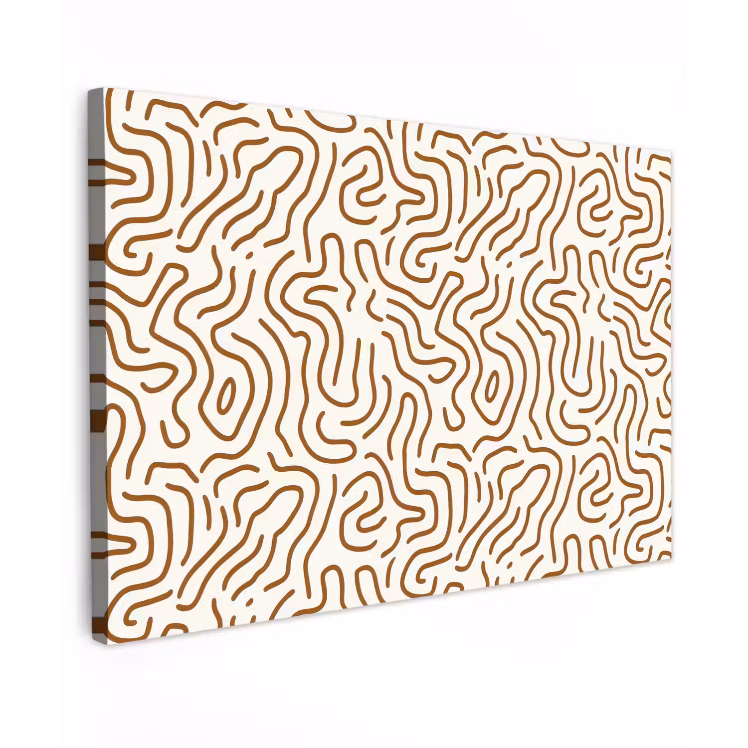 Minimalistisch - Patroon - Terracotta canvas 2cm klein 34 -z3d