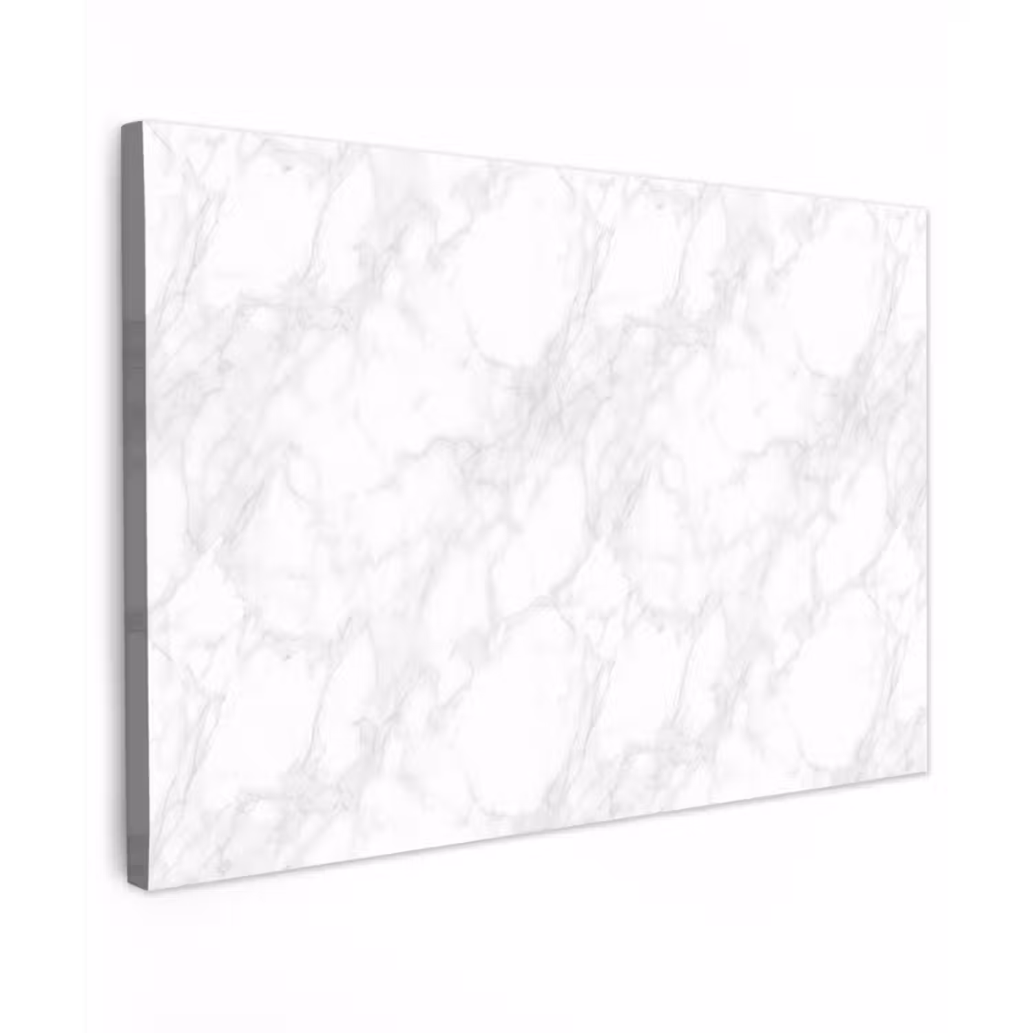 Minimalistisch - Wit - Grijze aders canvas 2cm klein 34 -z3d