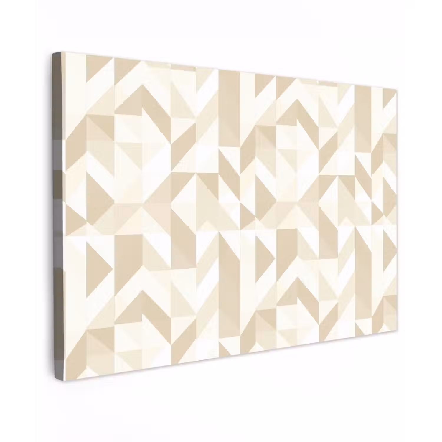 Modern - Abstract - Beige canvas 2cm klein 34 -z3d