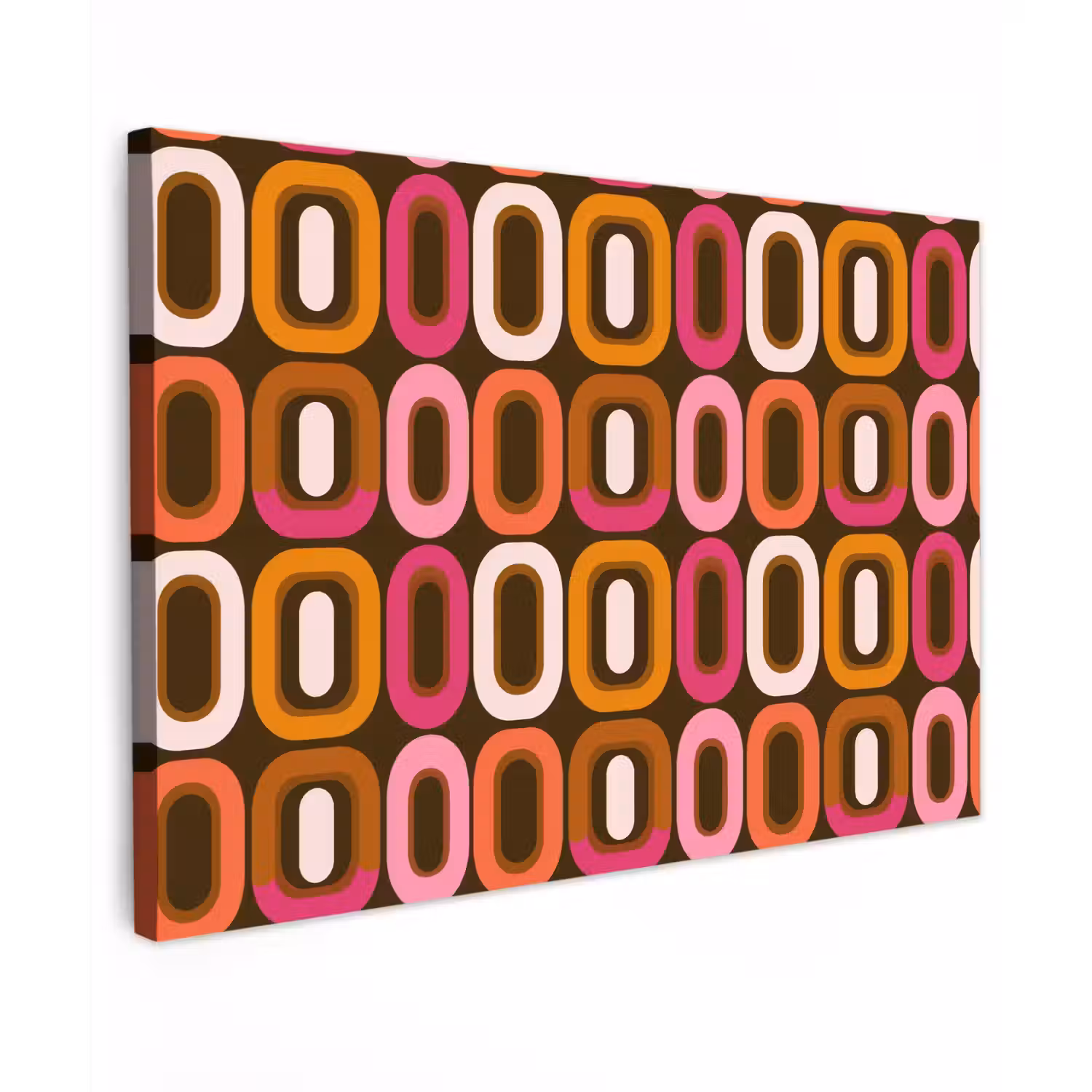 Modern - Retro - Kleurrijk canvas 2cm klein 34 -z3d
