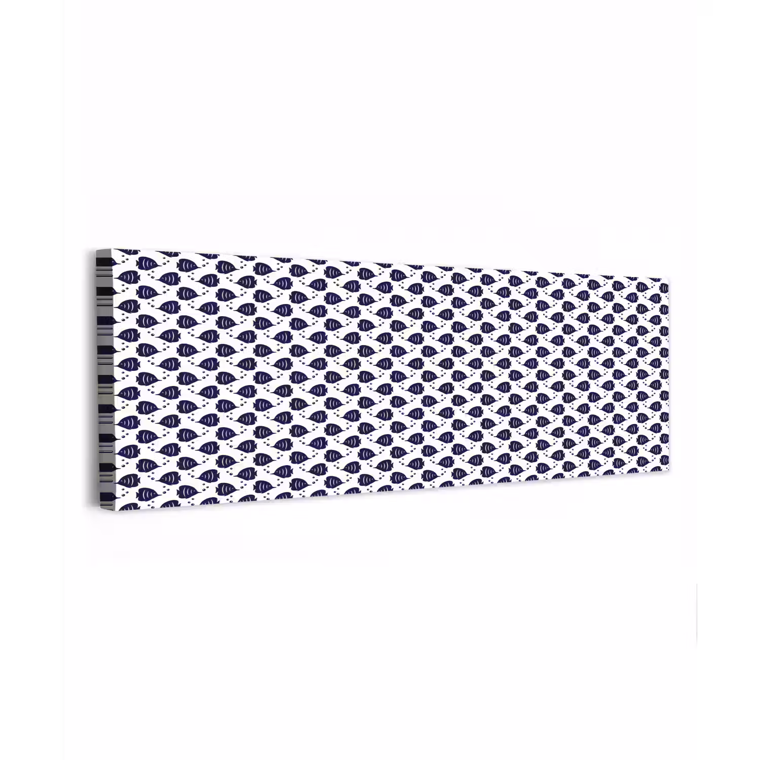 Oceaan - Vis - Blauw - Wit canvas 2cm klein 828 -z3d