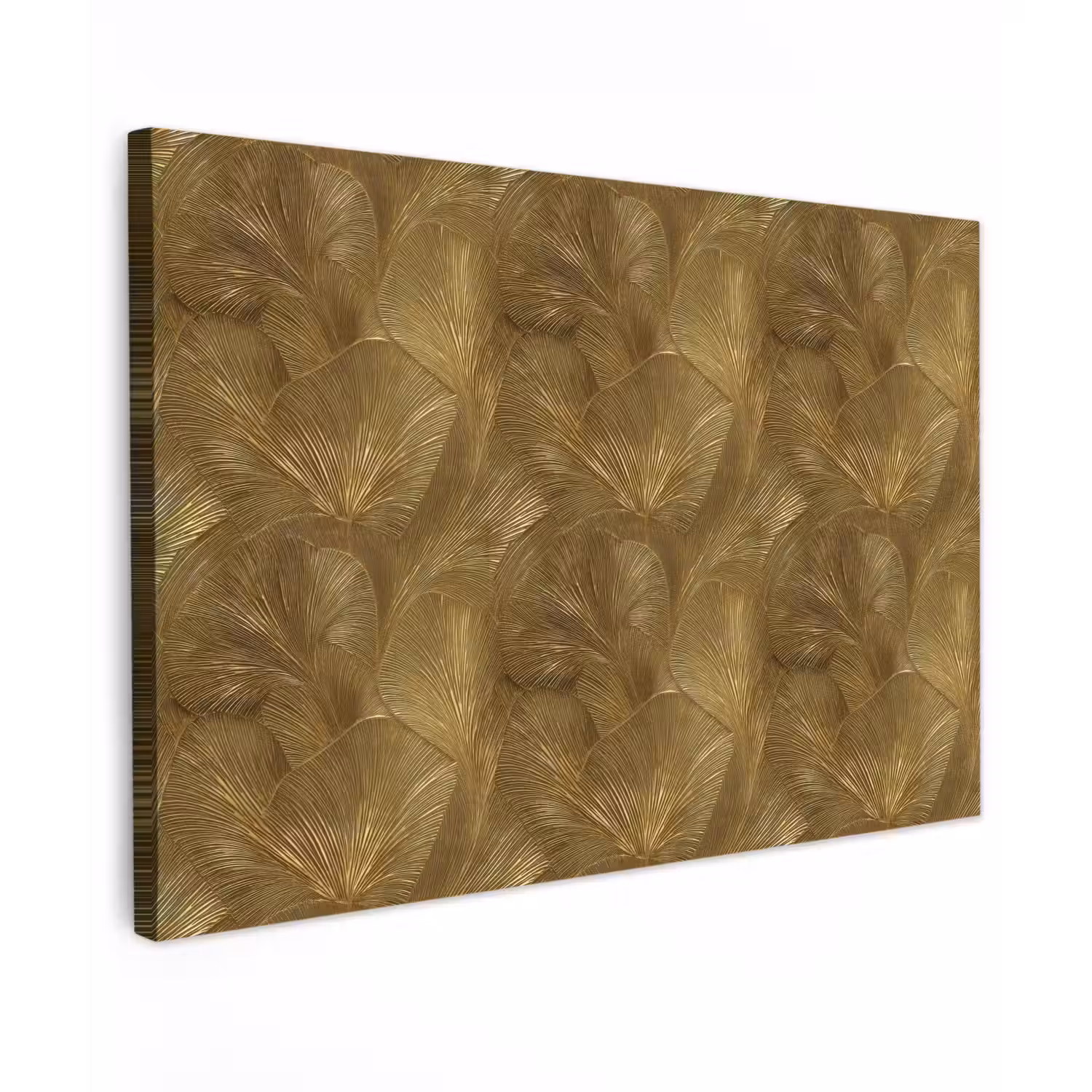 Organisch - Lijnen - Goud canvas 2cm klein 34 -z3d